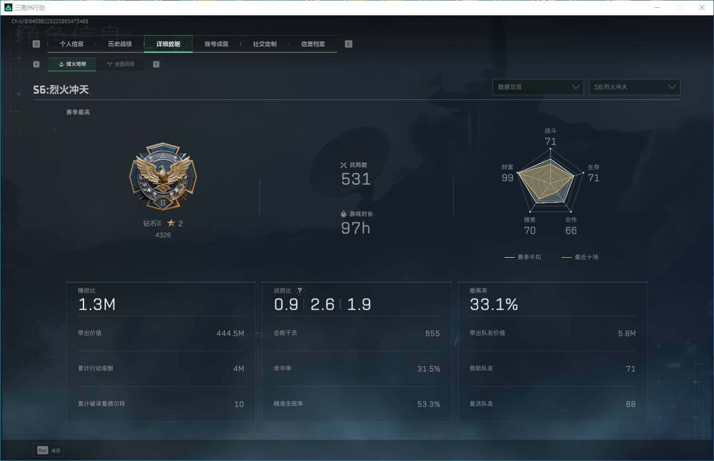 SJZEY356176三角洲行动账号详情图23