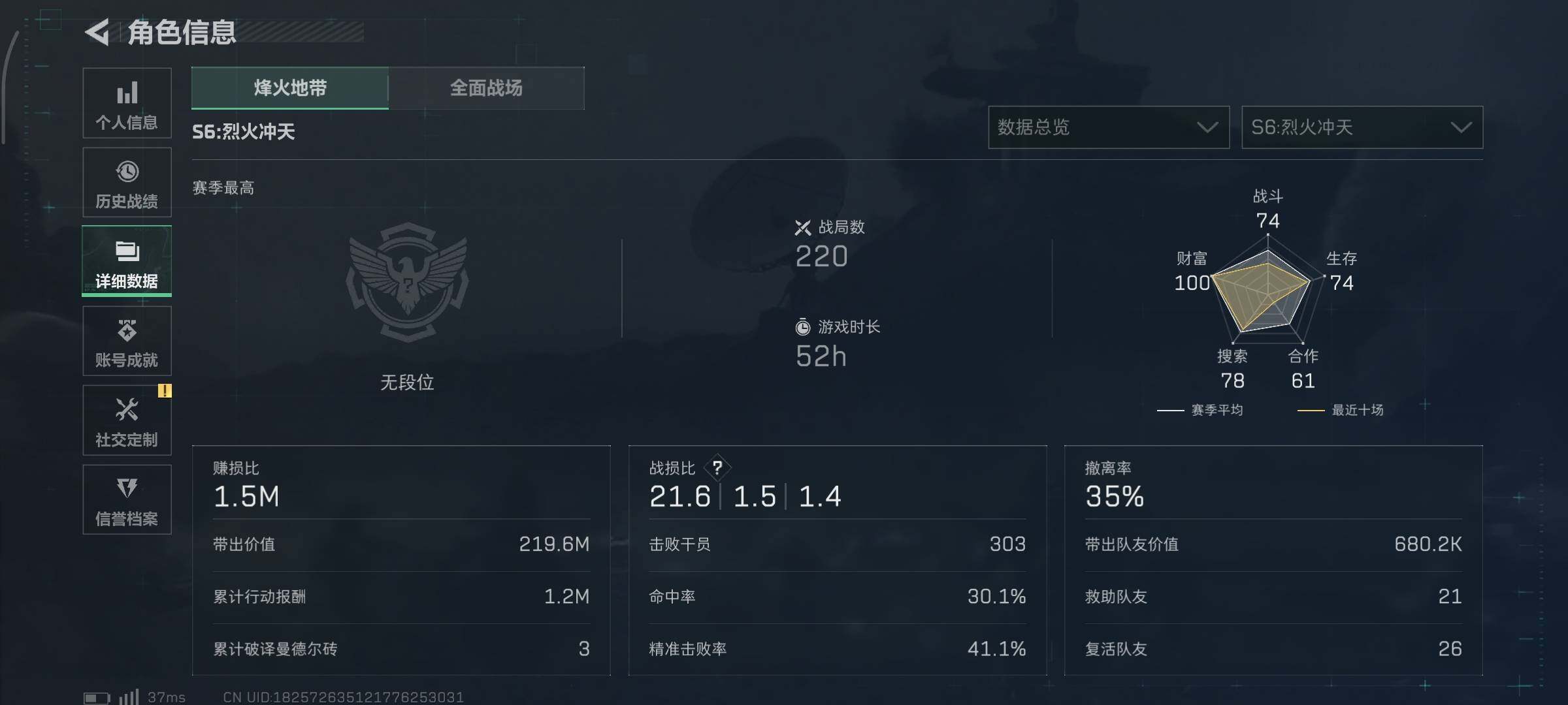 SJZEY356383三角洲行动账号详情图4 SJZEY356383三角洲行动账号详情图4