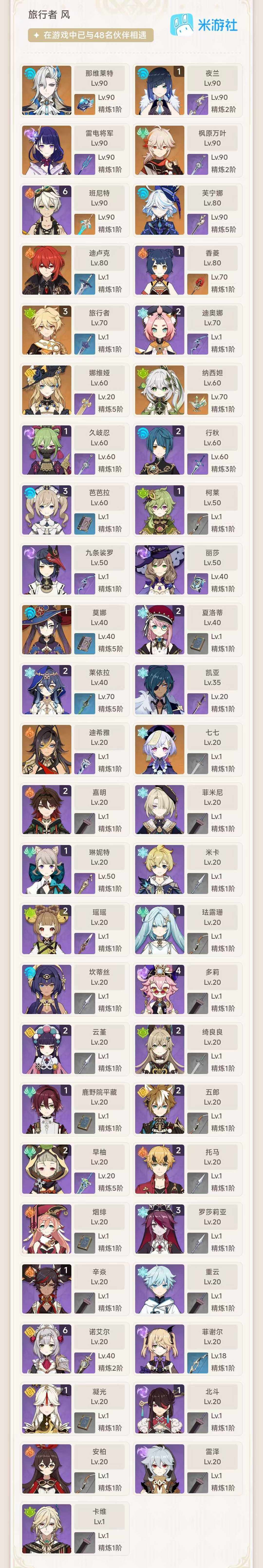 YSEY314346原神账号详情图3