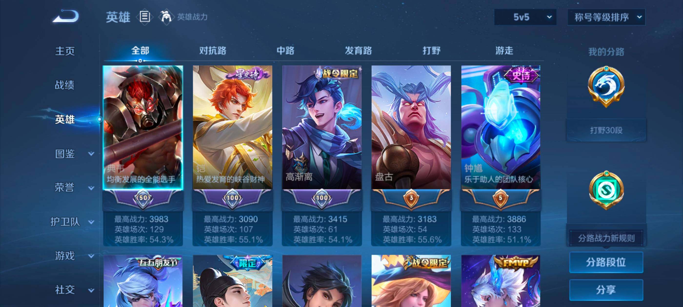 WZCMW3363645王者荣耀账号详情图4