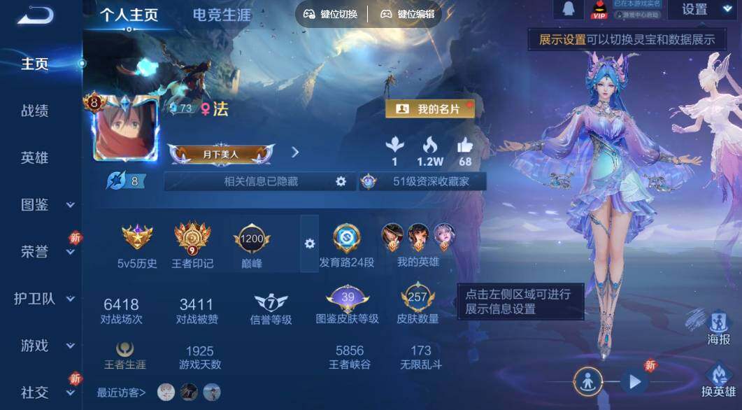 WZLX3363463王者荣耀账号详情图3