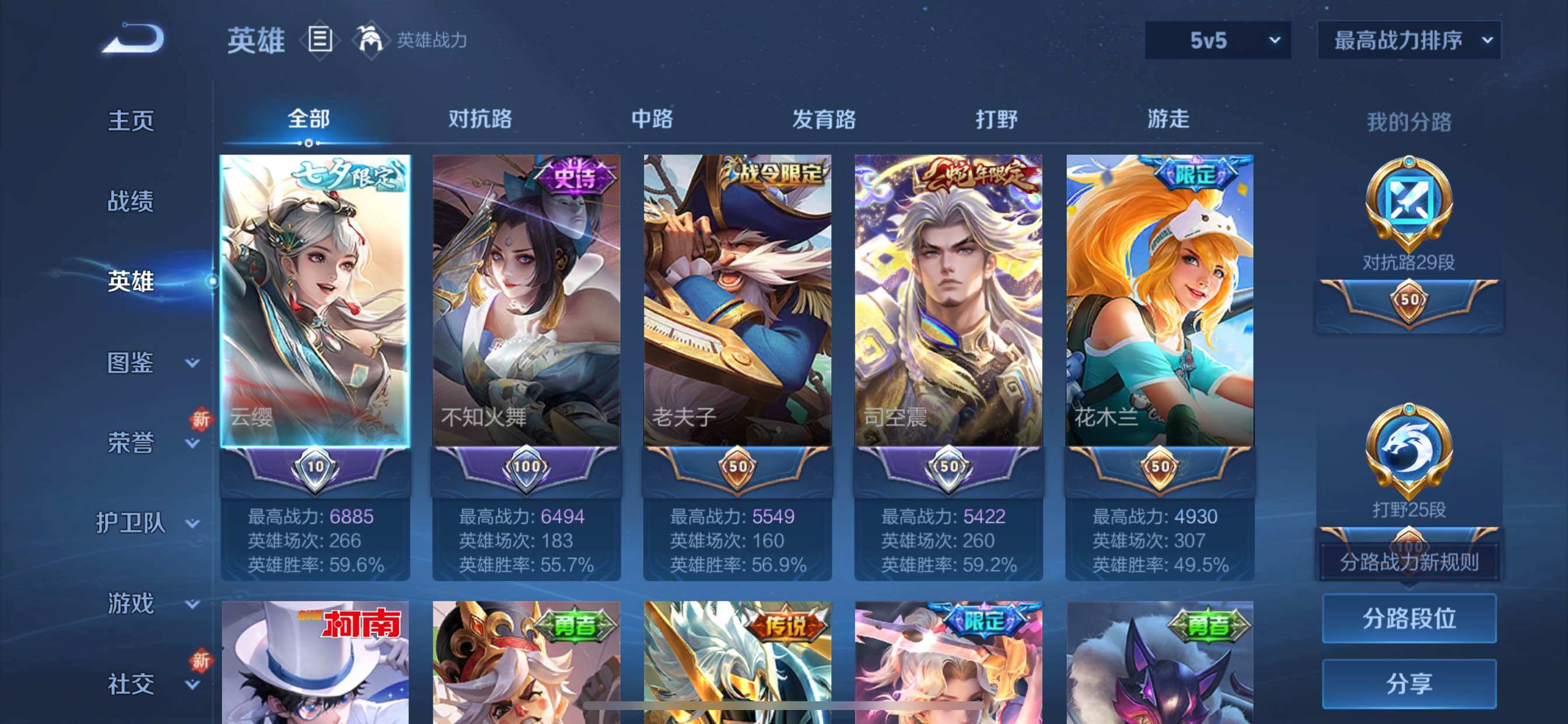 WZCMY3360083王者荣耀账号详情图2