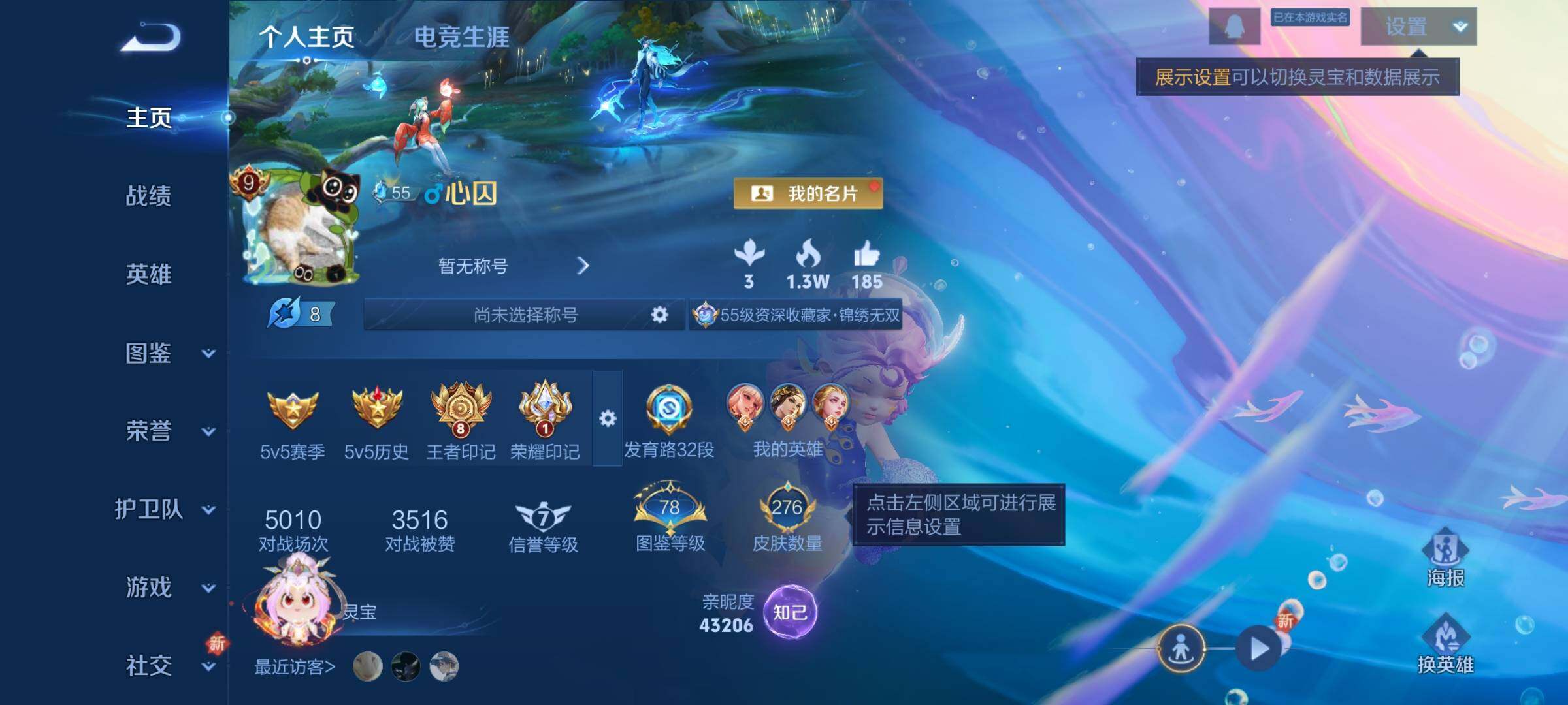 王者荣耀账号安卓QQ可换绑 【V9精品号，17.25w贵族积分，差1.63w贵族10,4无双4典藏】1星传说 1天幕 5按键 8王者印记 五级铭文150 可二次BX1434 安卓Q-V9-276皮肤-4典藏-4无双-1