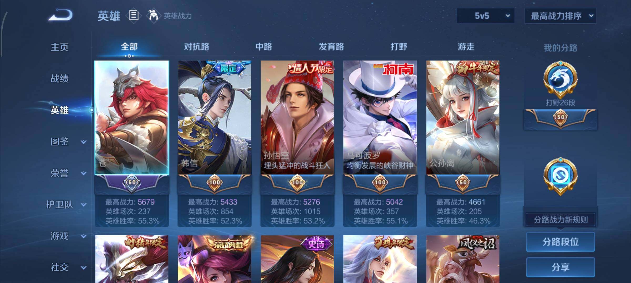 WZCMY3359351王者荣耀账号详情图3