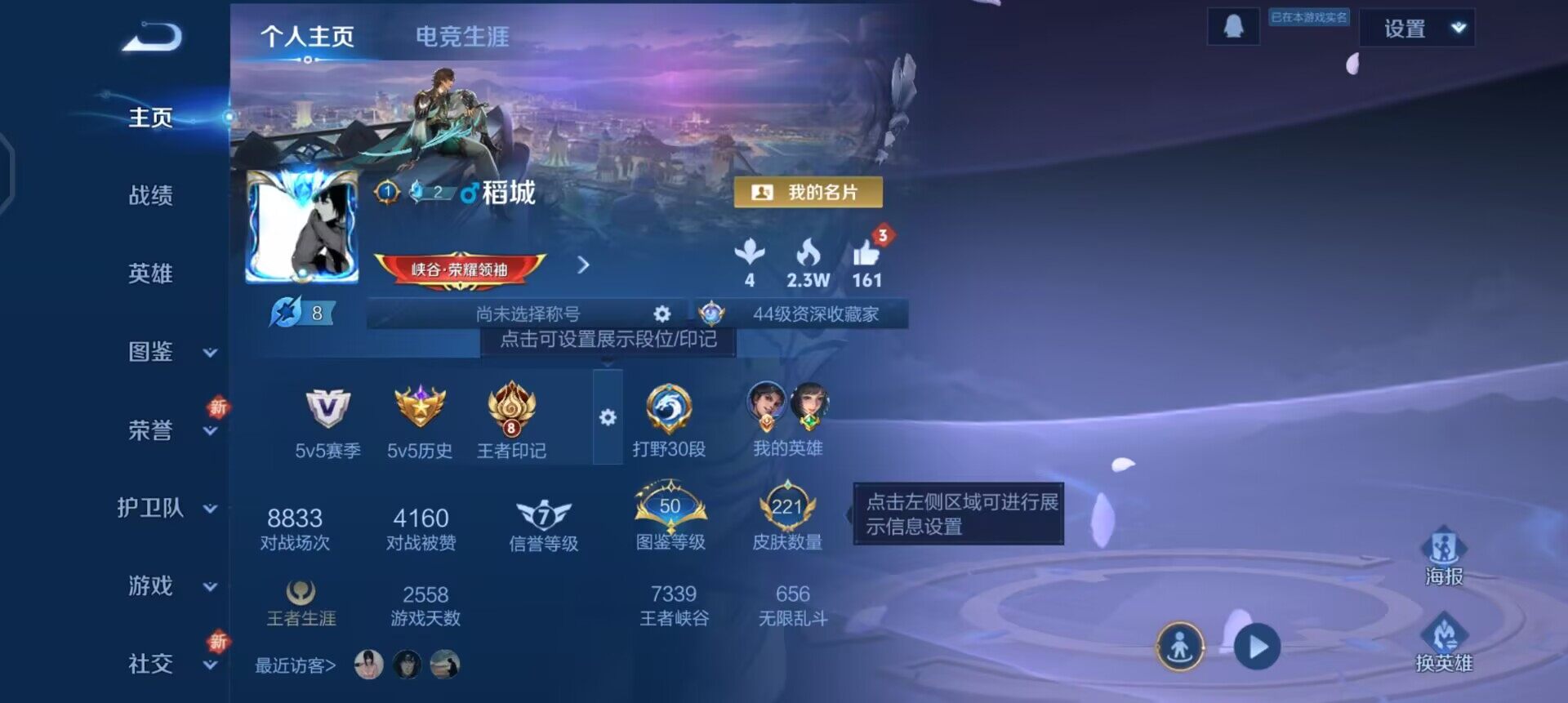 WZQM3364447王者荣耀账号详情图3 WZQM3364447王者荣耀账号详情图3