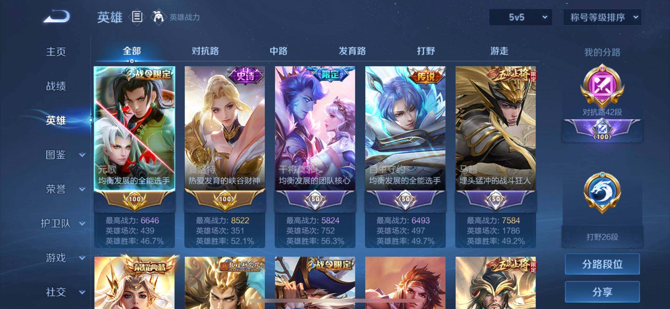 WZQM3375865王者荣耀账号详情图5