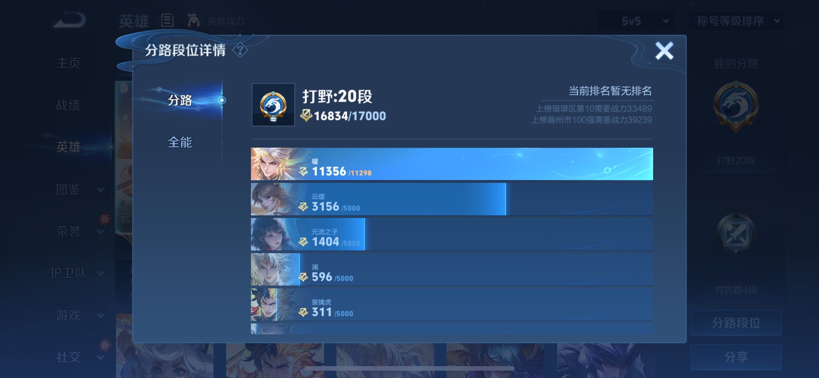 WZCMY3359415王者荣耀账号详情图4