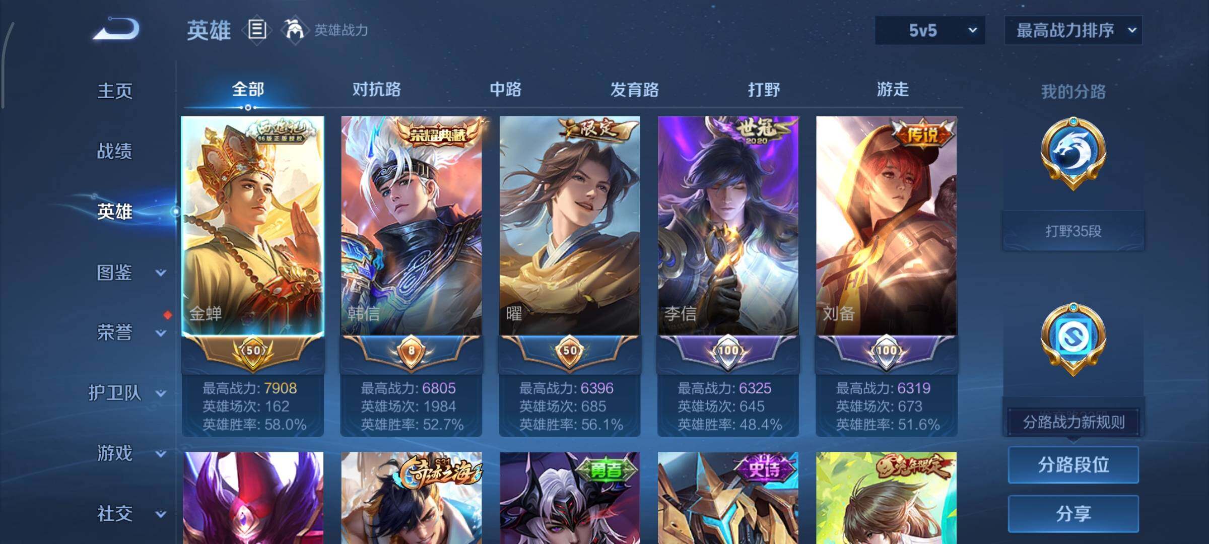 WZCMY3359506王者荣耀账号详情图3