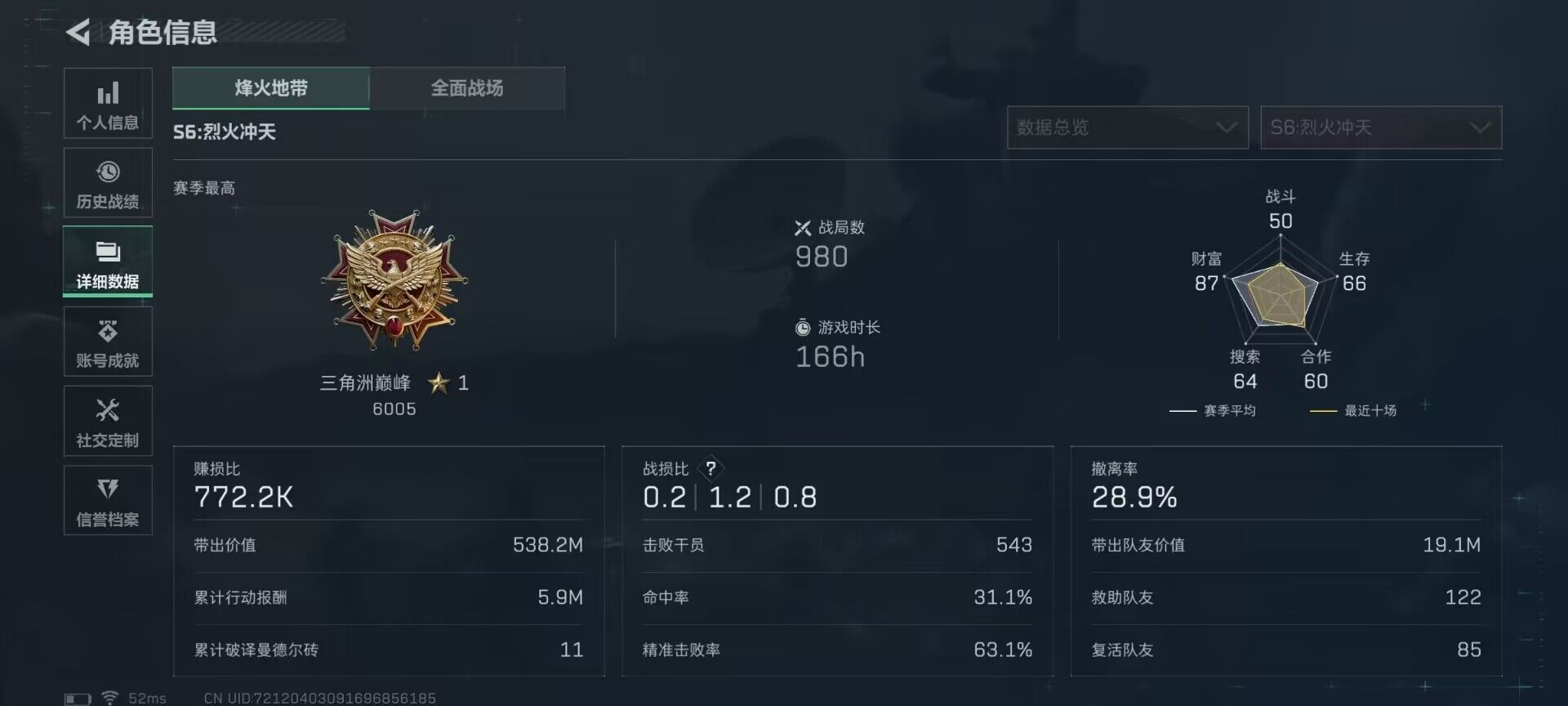 SJZEY357403三角洲行动账号详情图9