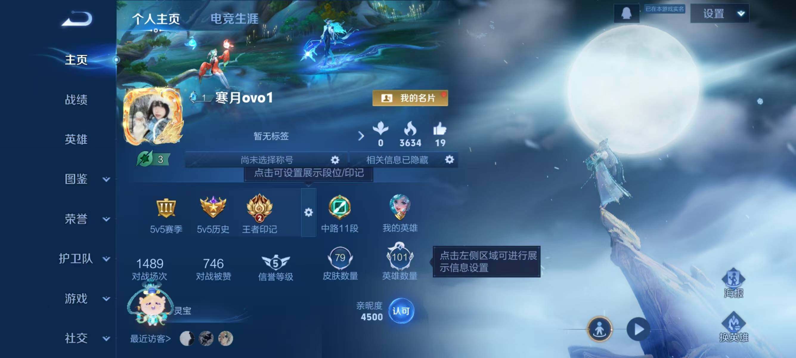 WZJZ3382545王者荣耀账号详情图4