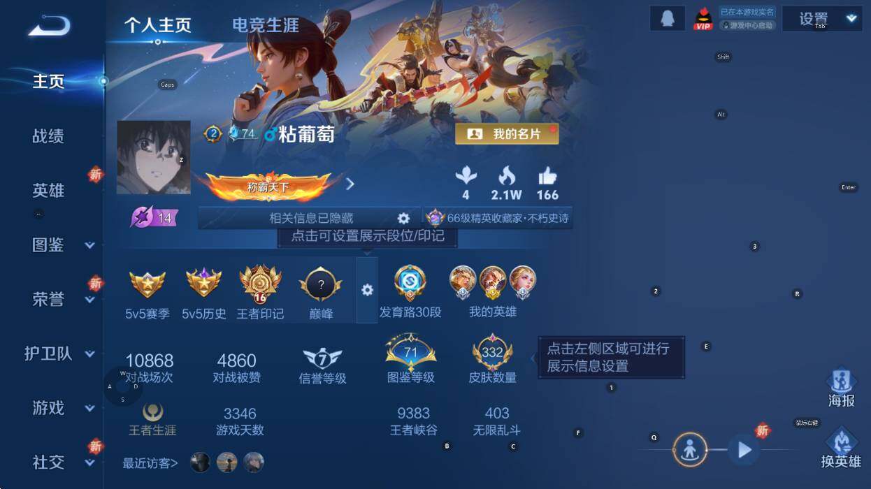 WZCMW3369028王者荣耀账号详情图8