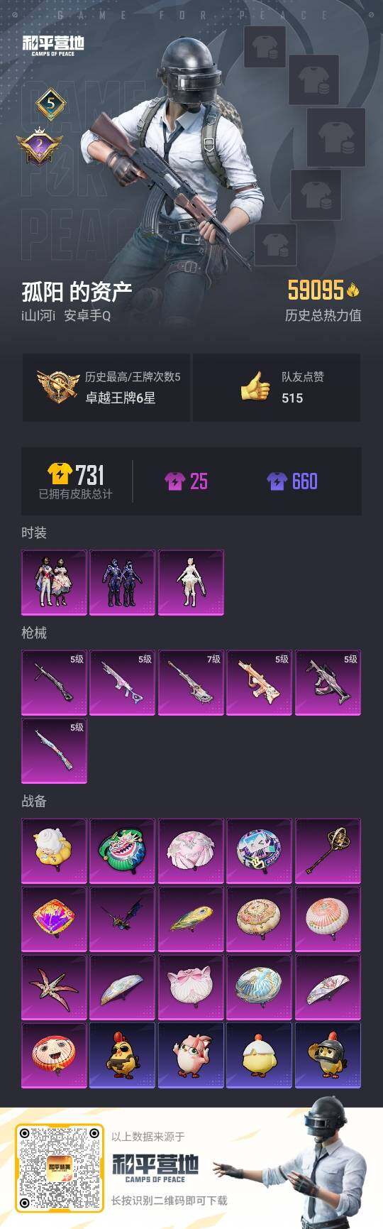 HPLE414517和平精英账号详情图3 HPLE414517和平精英账号详情图3