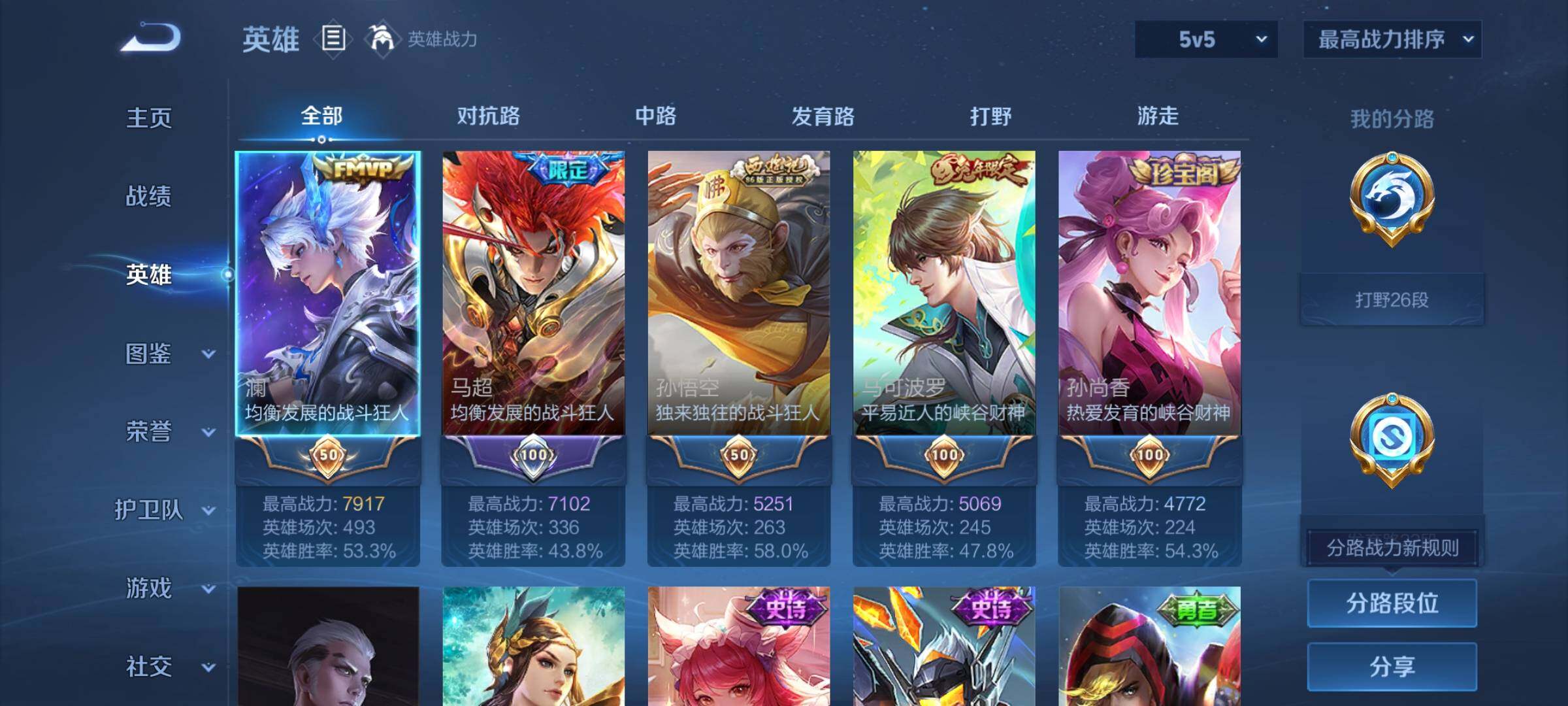 WZCMW3361975王者荣耀账号详情图7