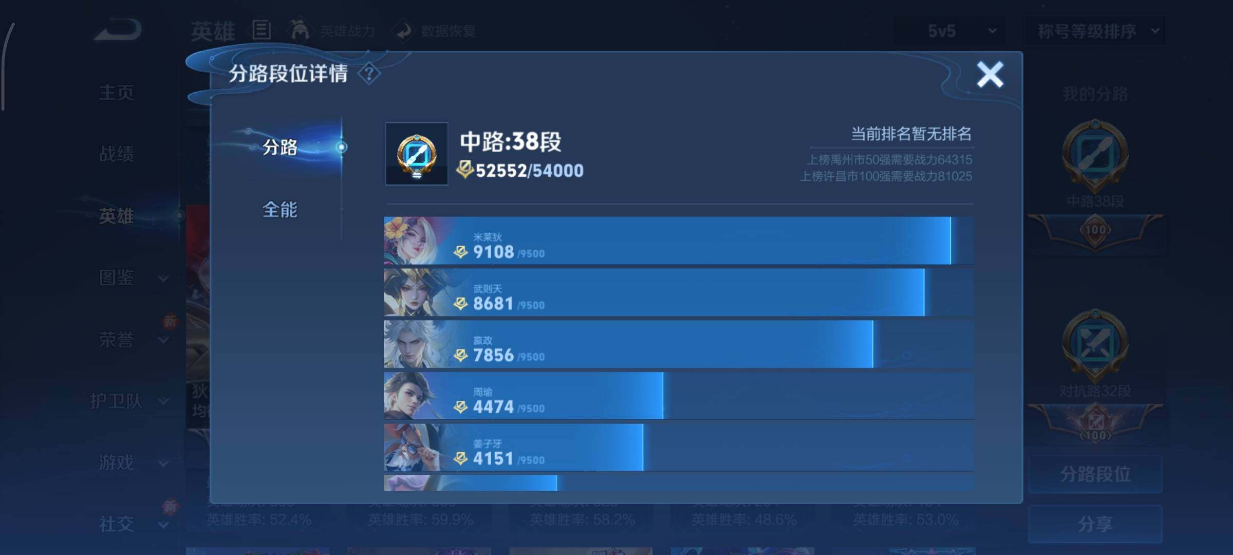 WZCMY3362690王者荣耀账号详情图4