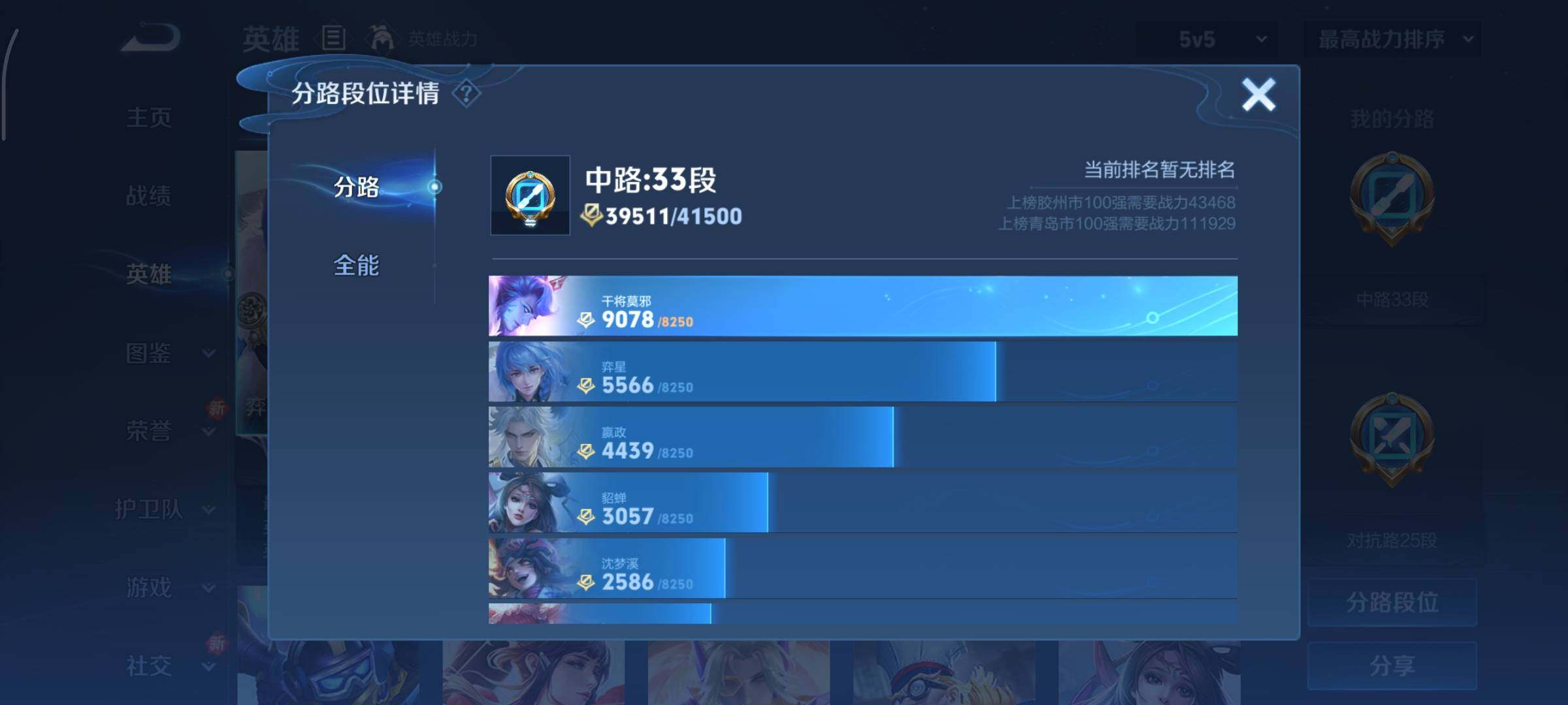 WZCMY3362709王者荣耀账号详情图4