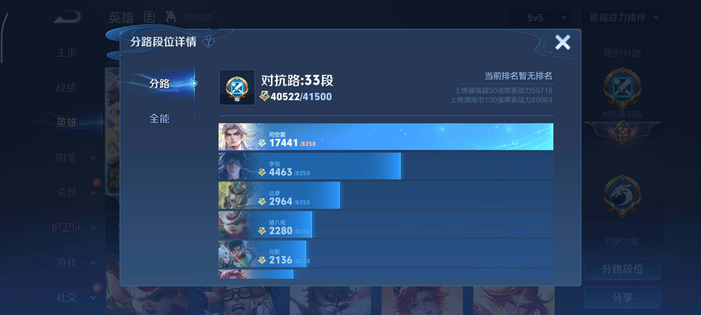 WZCMY3362735王者荣耀账号详情图4 WZCMY3362735王者荣耀账号详情图4