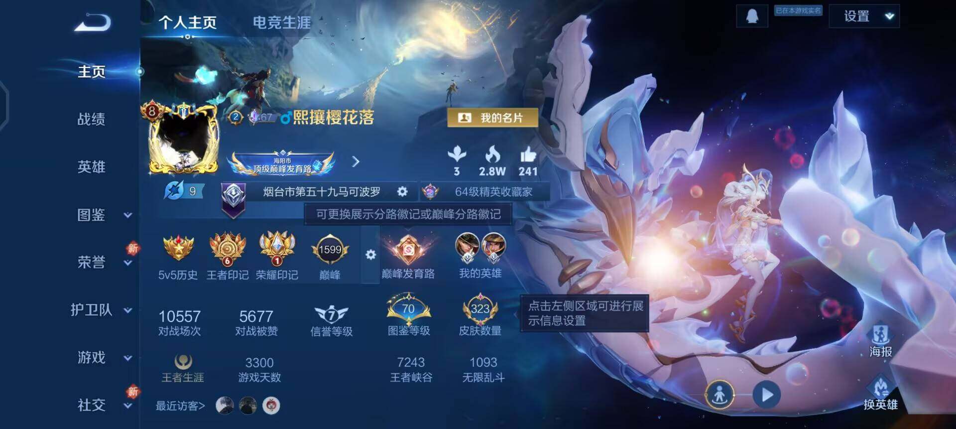 WZQM3364415王者荣耀账号详情图3 WZQM3364415王者荣耀账号详情图3