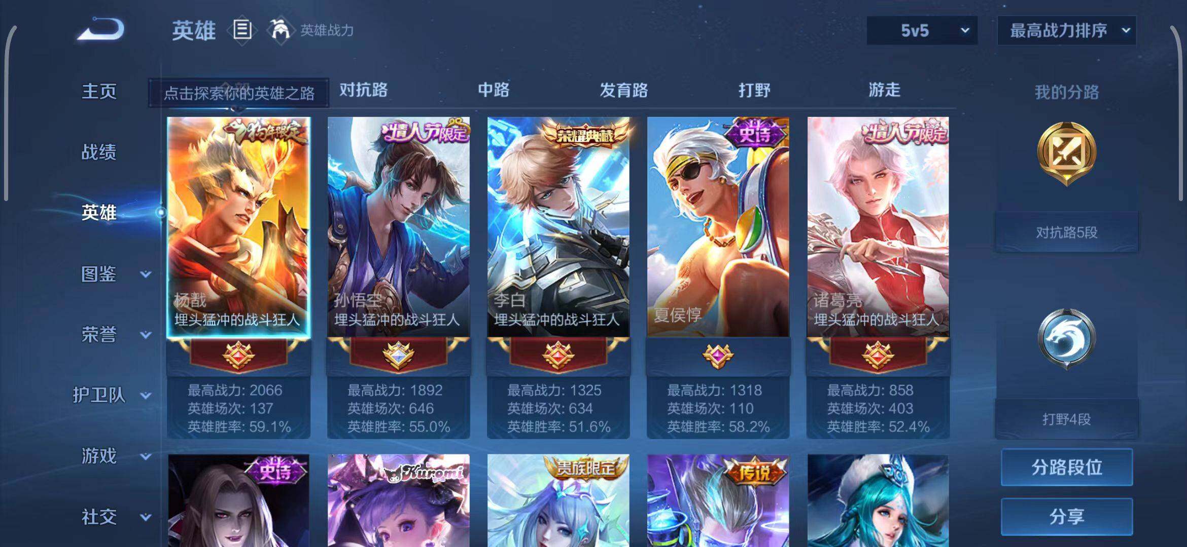 WZCMW3362001王者荣耀账号详情图6