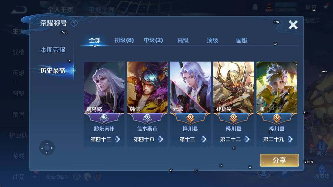 WZCMW3362292王者荣耀账号详情图6