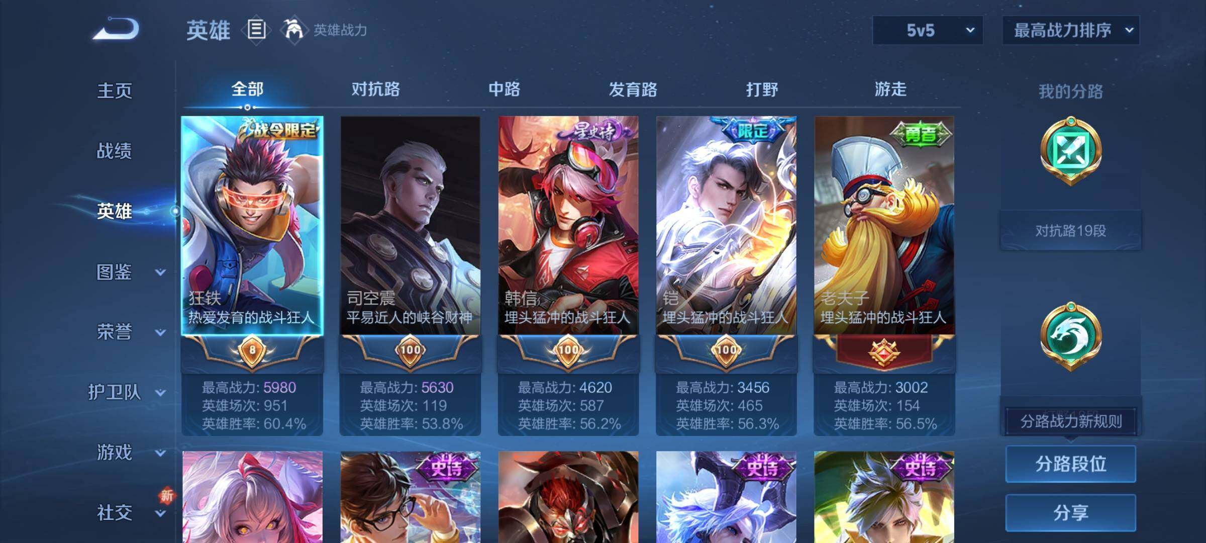 WZCMY3364505王者荣耀账号详情图3