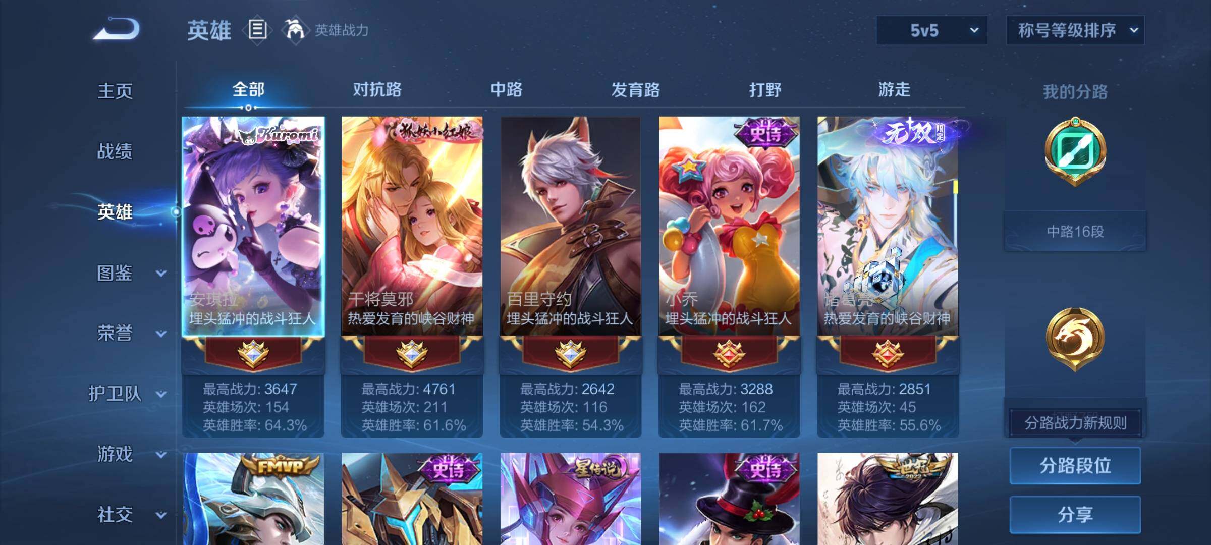 WZCMW3363524王者荣耀账号详情图3