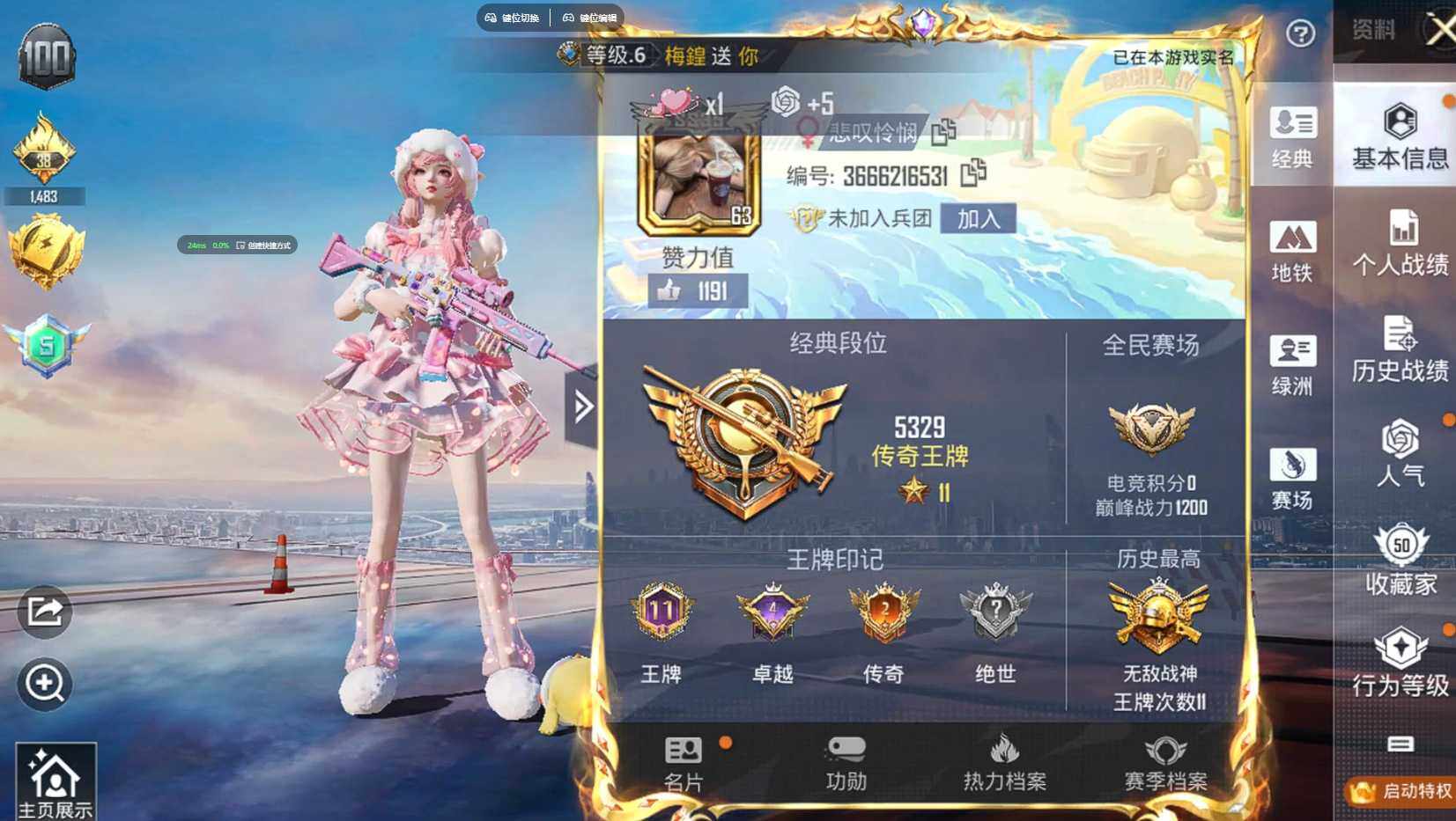 HPQM3381294和平精英账号详情图3 HPQM3381294和平精英账号详情图3