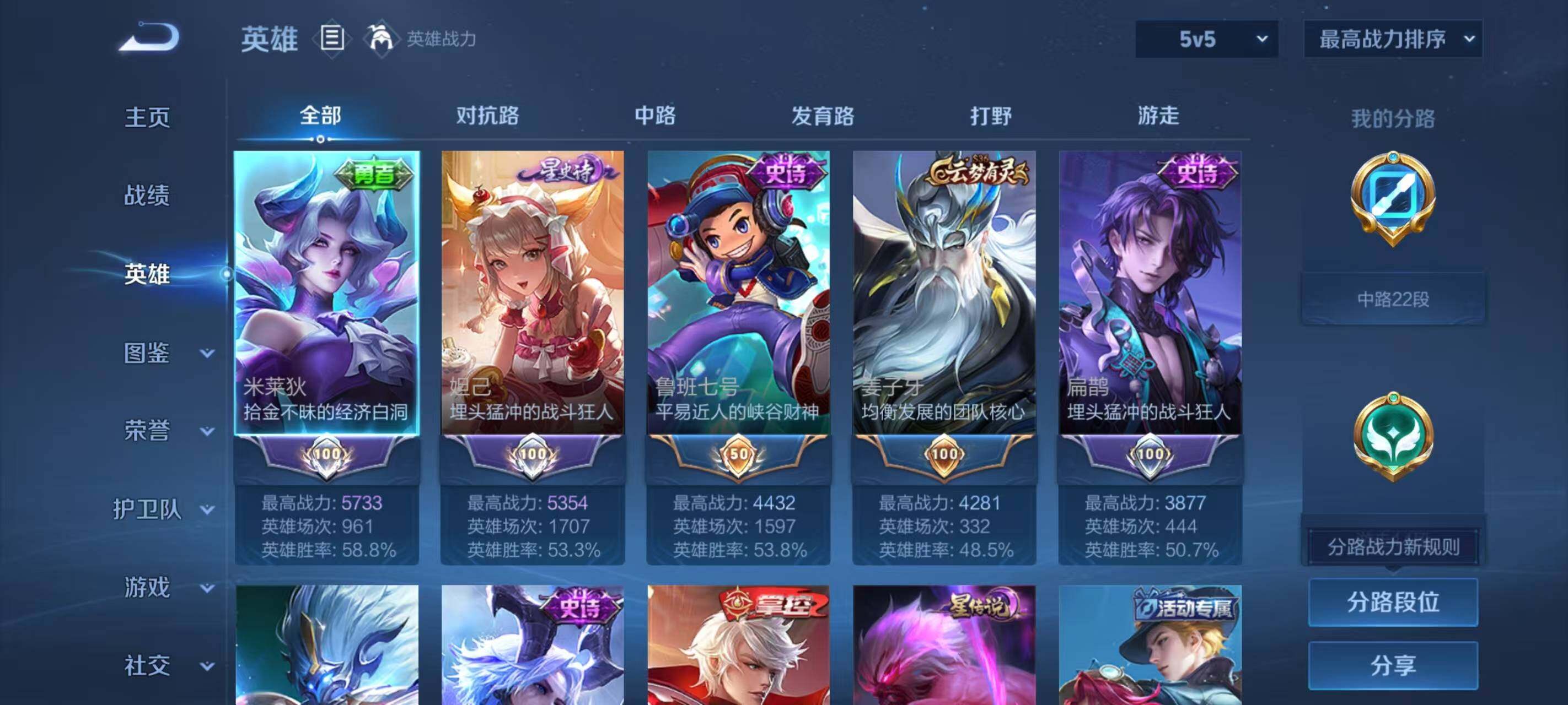 WZLX3390443王者荣耀账号详情图3