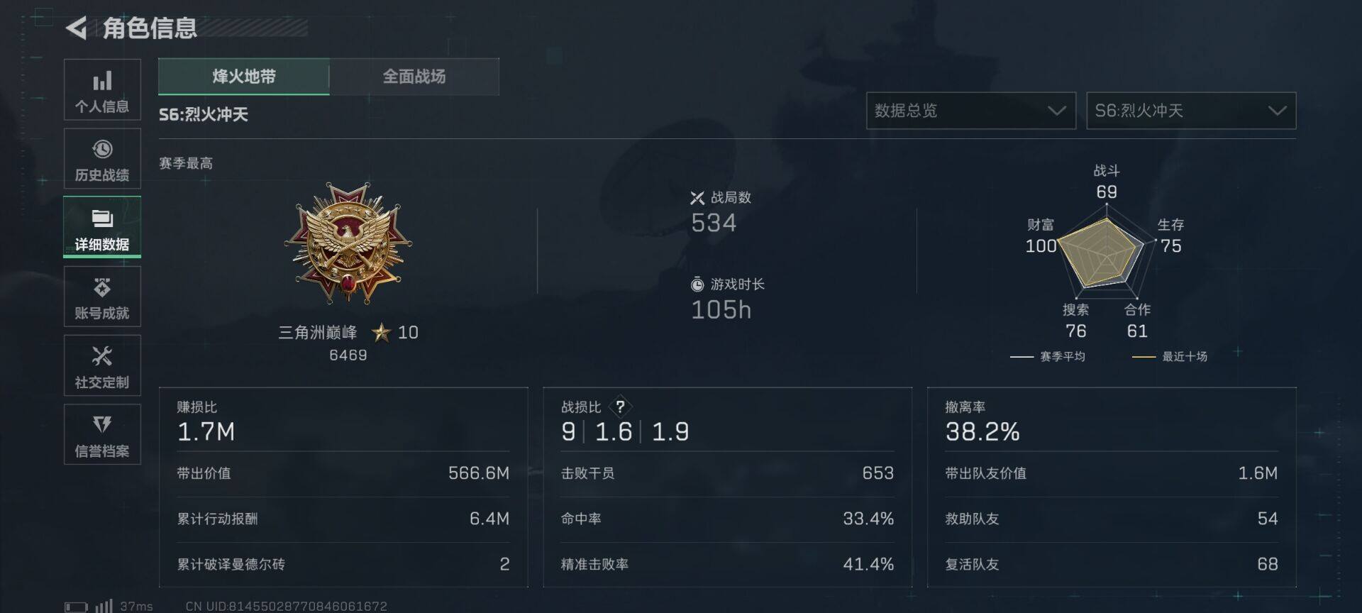 SJZCMW359934三角洲行动账号详情图10