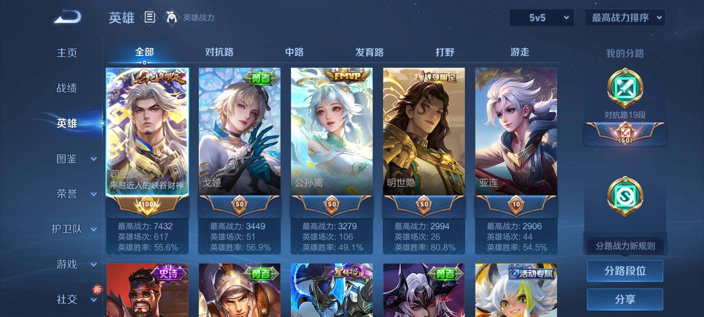 WZCMY3364585王者荣耀账号详情图3