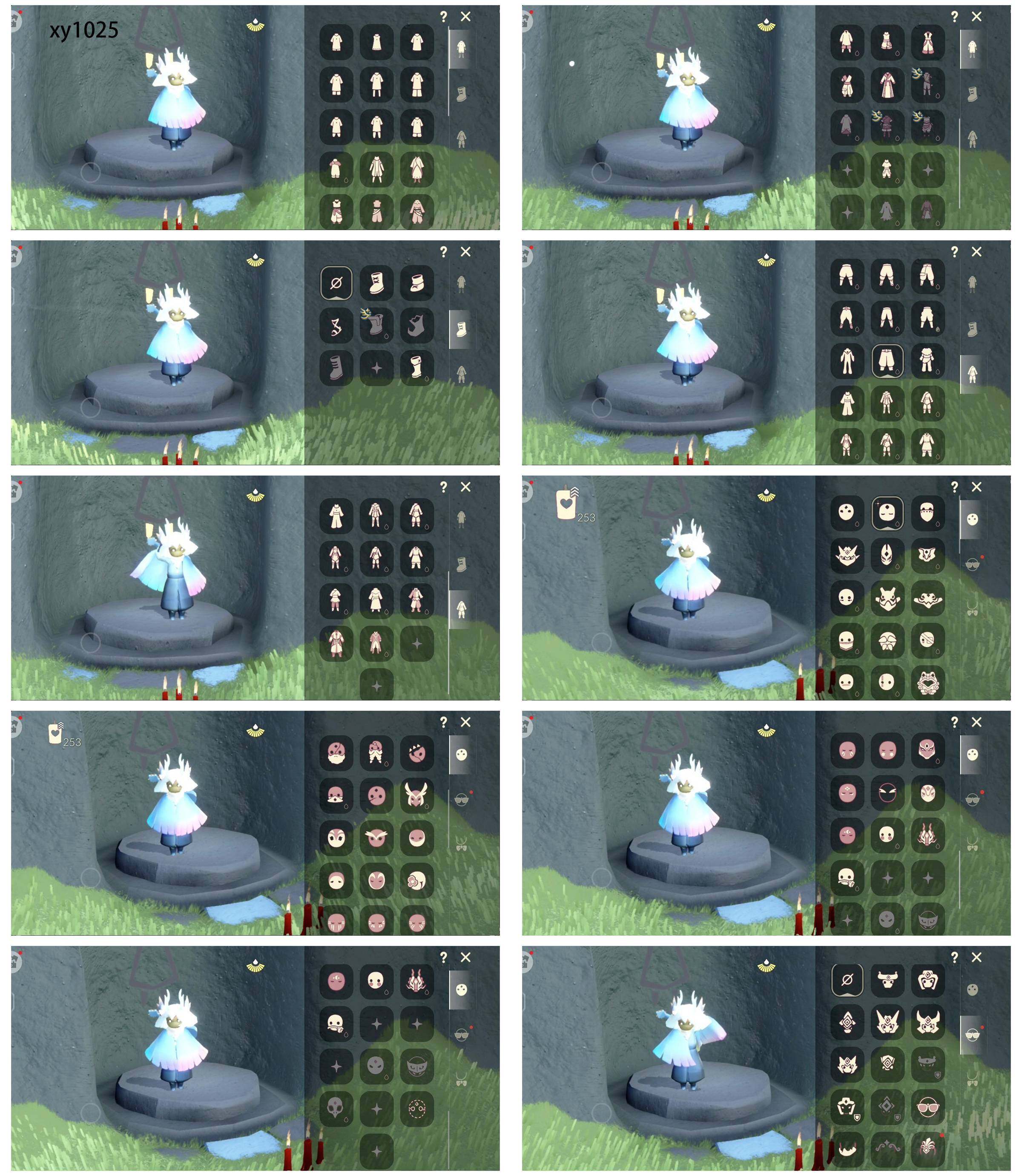 光遇账号华为渠道服玫瑰花白枭蛛丝斗绊爱锦鲤套瑞雪斗新春福娃武士裤毕业羽毛详情看图，价格可刀
资源：蜡烛239  爱心74  红烛51
已毕业地图：晨岛  云野  雨林  霞谷  暮土 禁阁
毕业季节：小王子季 风行季