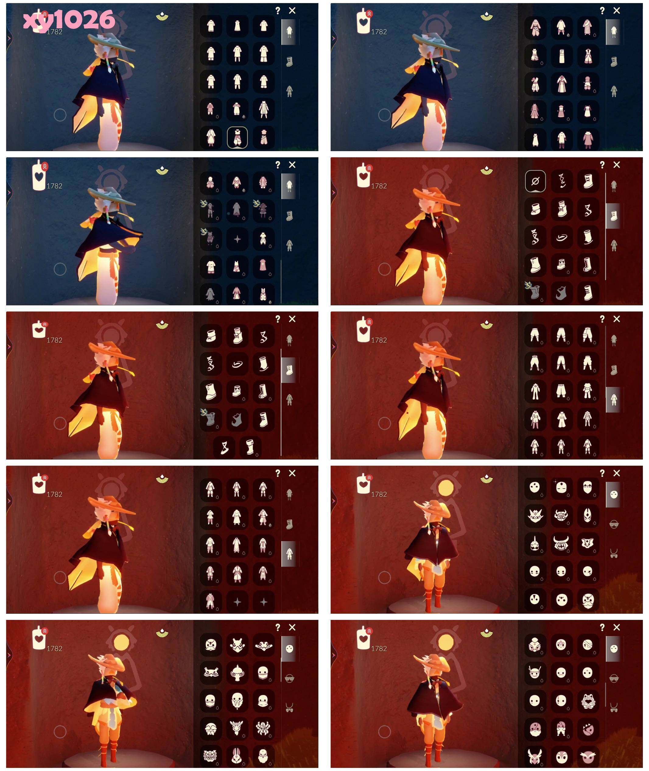 光遇账号vivo渠道服白枭透明蝶翼斗小王子斗玫瑰花鲲灯妮妮长裙武士裤冥龙南瓜毕业羽毛虚荣彩染季围巾斗详情看图，价格可刀
资源：蜡烛1764 爱心239  红烛88
已毕业地图：全地图毕业
毕业季节：集结季  小王子季  