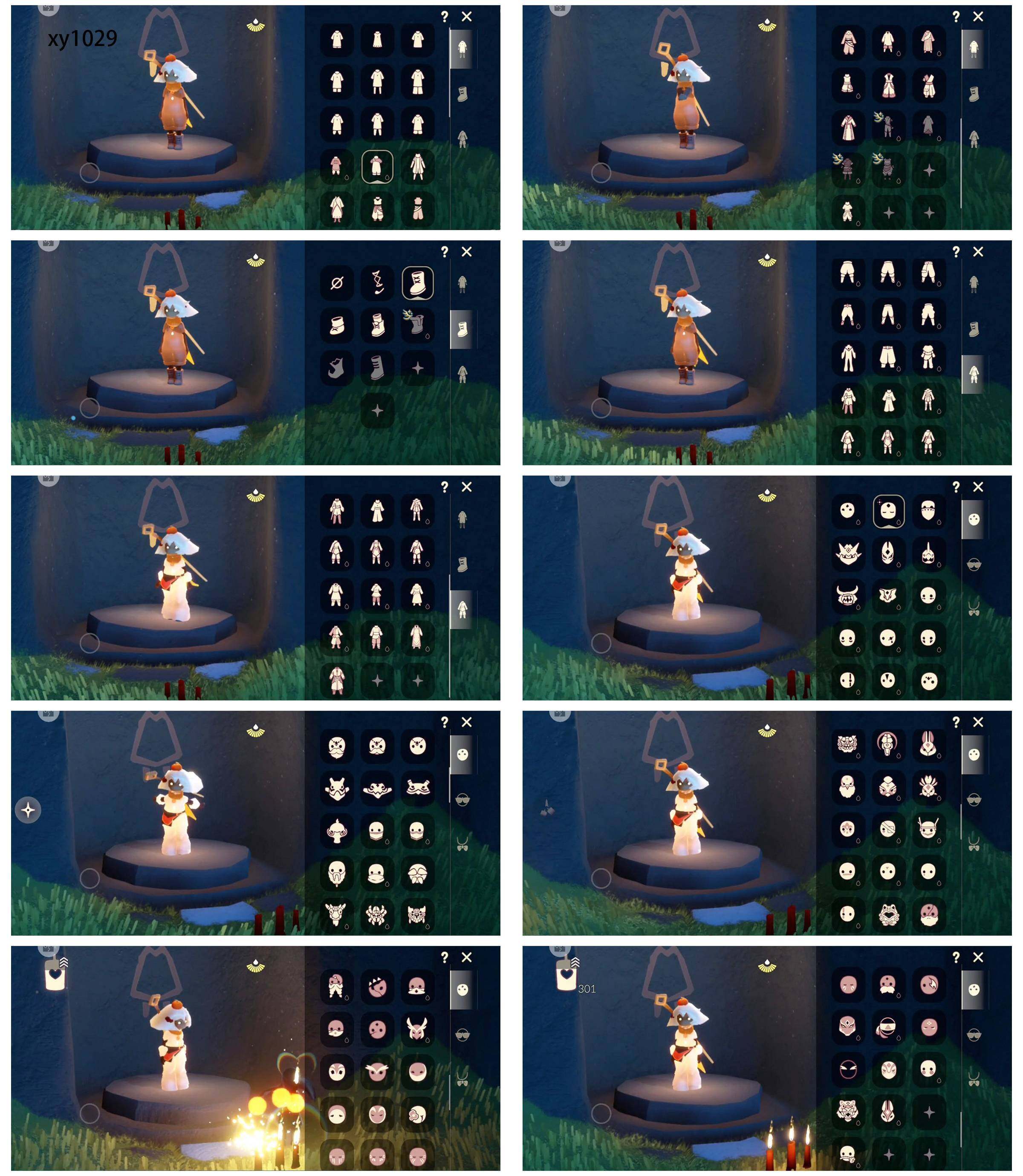 光遇账号华为渠道服阿努比斯白枭透明蝶翼斗新春福娃斗小王子围巾玫瑰花鲲灯武士裤TGC黑底斗毕业羽毛详情看图，价格可刀
资源：蜡烛300爱心71  红烛16
已毕业地图：晨岛  云野 雨林  霞谷  暮土 禁阁
毕业季节