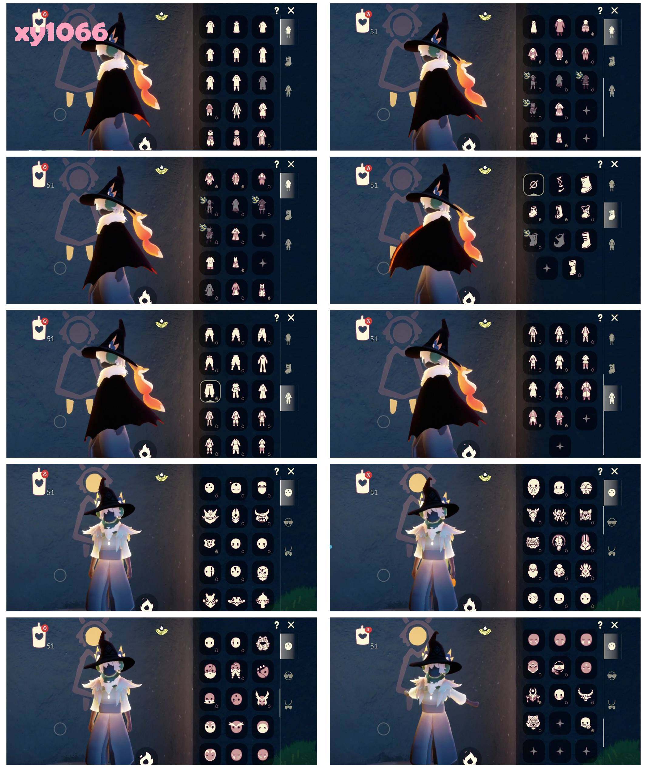 光遇账号安卓官服阿努比斯玫瑰花白枭蝙蝠套透明蝶翼巫师帽绊爱圣诞鹿角小王子围巾玫瑰花新春福娃毕业羽毛详情看图，价格可刀
资源：蜡烛40 爱心122 红烛2 翼12
已毕业地图：晨岛 雨林 霞谷 暮土 禁阁
毕业季节：