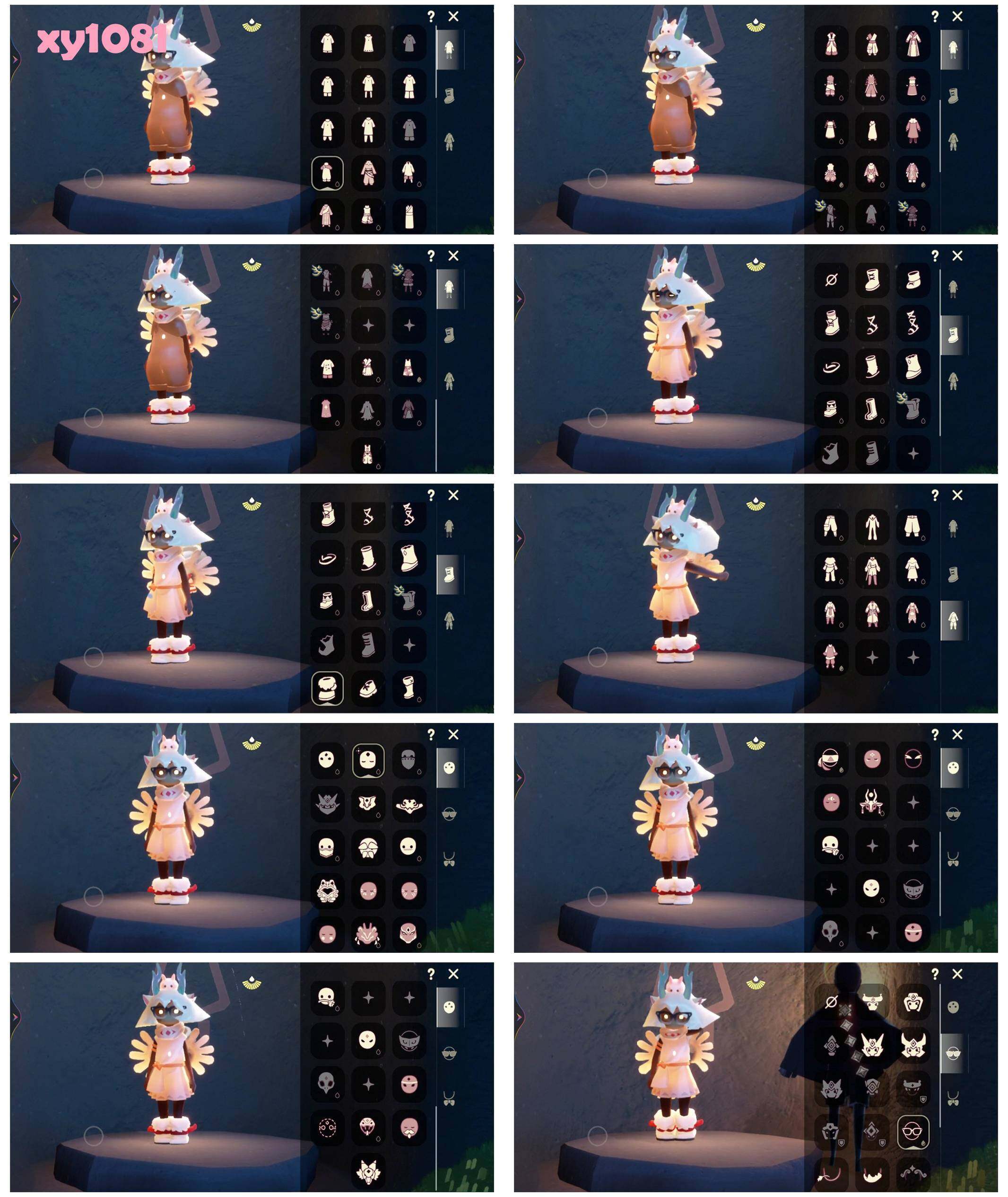 光遇账号vivo渠道服圣诞鹿角TGC黑底蝙蝠斗风之旅人武士裤巫师帽皮皮猫斗妮妮长裙南瓜头详情看图，价格可刀
资源：蜡烛86 爱心68
已毕业地图：霞谷
毕业季节： 拾光季 归巢季 九色鹿 筑巢季 二重奏 姆明季 彩染季 