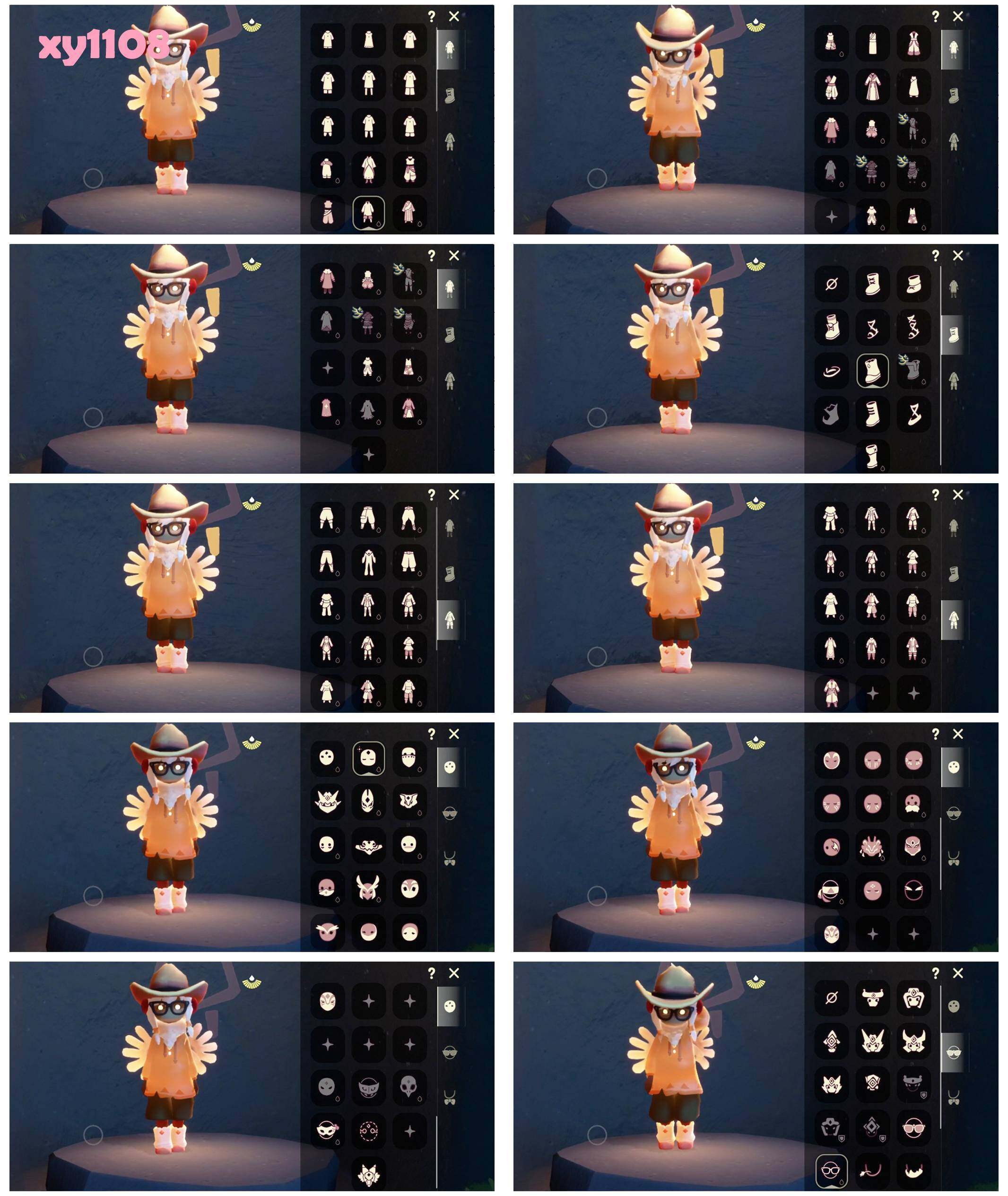 光遇账号华为渠道服千蜡多季毕业白枭樱花斗篷女巫箬笠虚荣公主头书虫正太详情看图
【毕业地图】：晨岛，云野，雨林，霞谷，暮土，禁阁
资源：蜡烛1200 爱心79  红烛100  11翼
已毕业地图：全图毕业
毕业季节：风