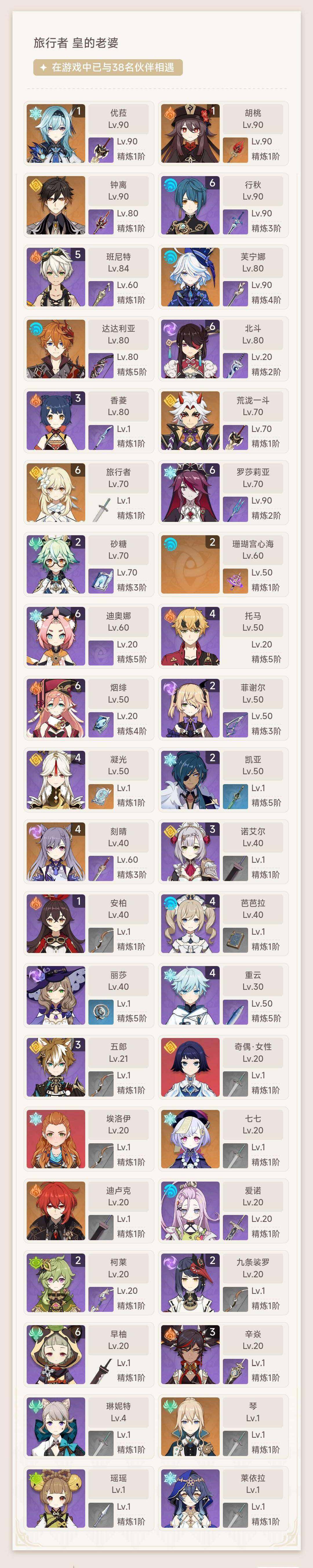 YSEY314534原神账号详情图3