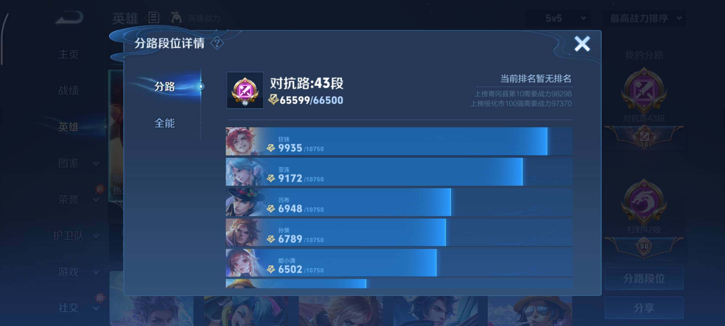 WZCMY3365632王者荣耀账号详情图5