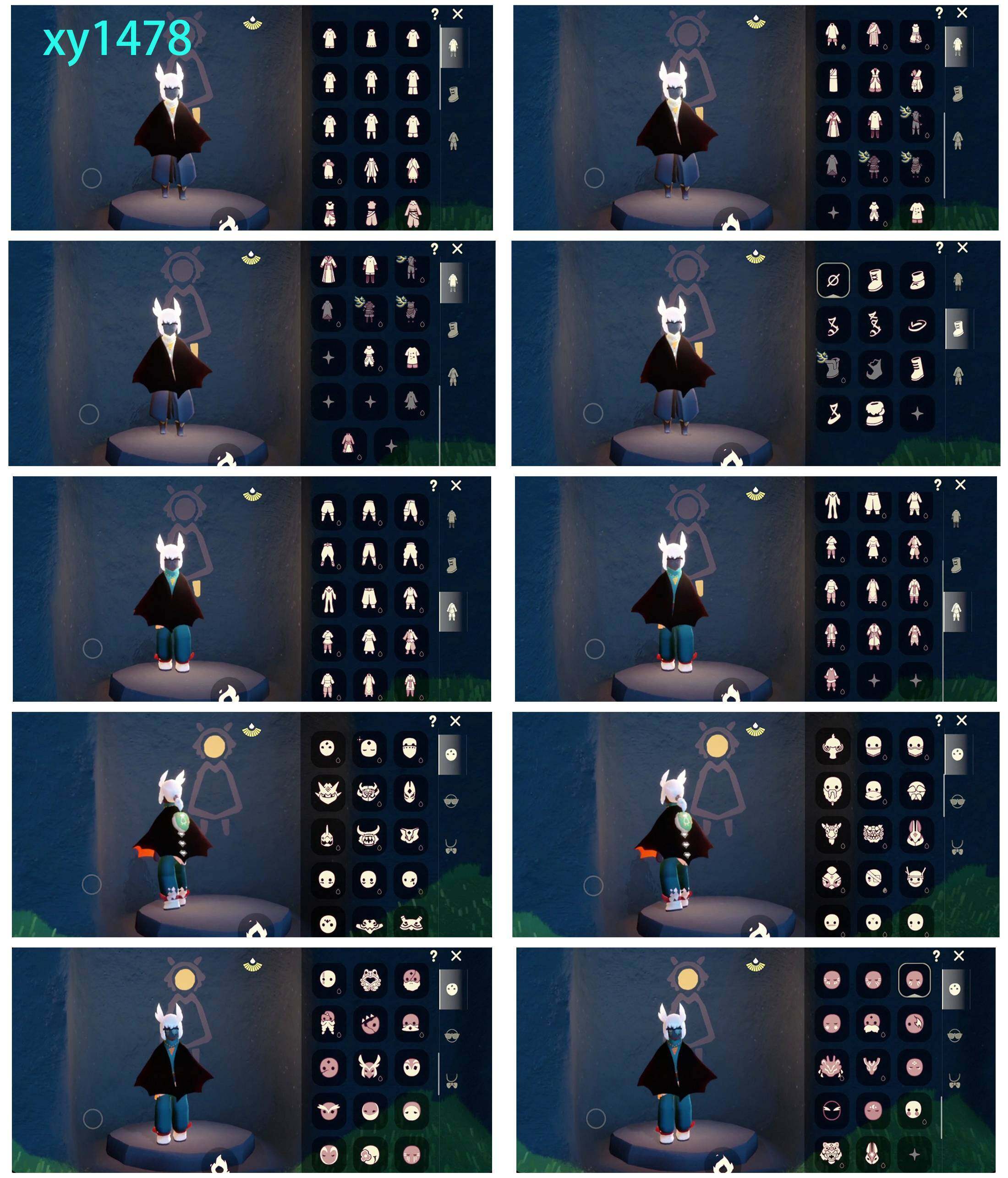 光遇账号安卓官服白枭巫师帽蝙蝠套tgc蛛网斗神鹿头饰福娃套音韵吉他皮皮猫斗大耳狗抱枕秋千资源：蜡烛32 爱心88 红烛18 翼10
已毕业地图：全图
毕业季节：潜海季 表演季 破晓季 欧若拉 追忆季 夜行季 归巢季