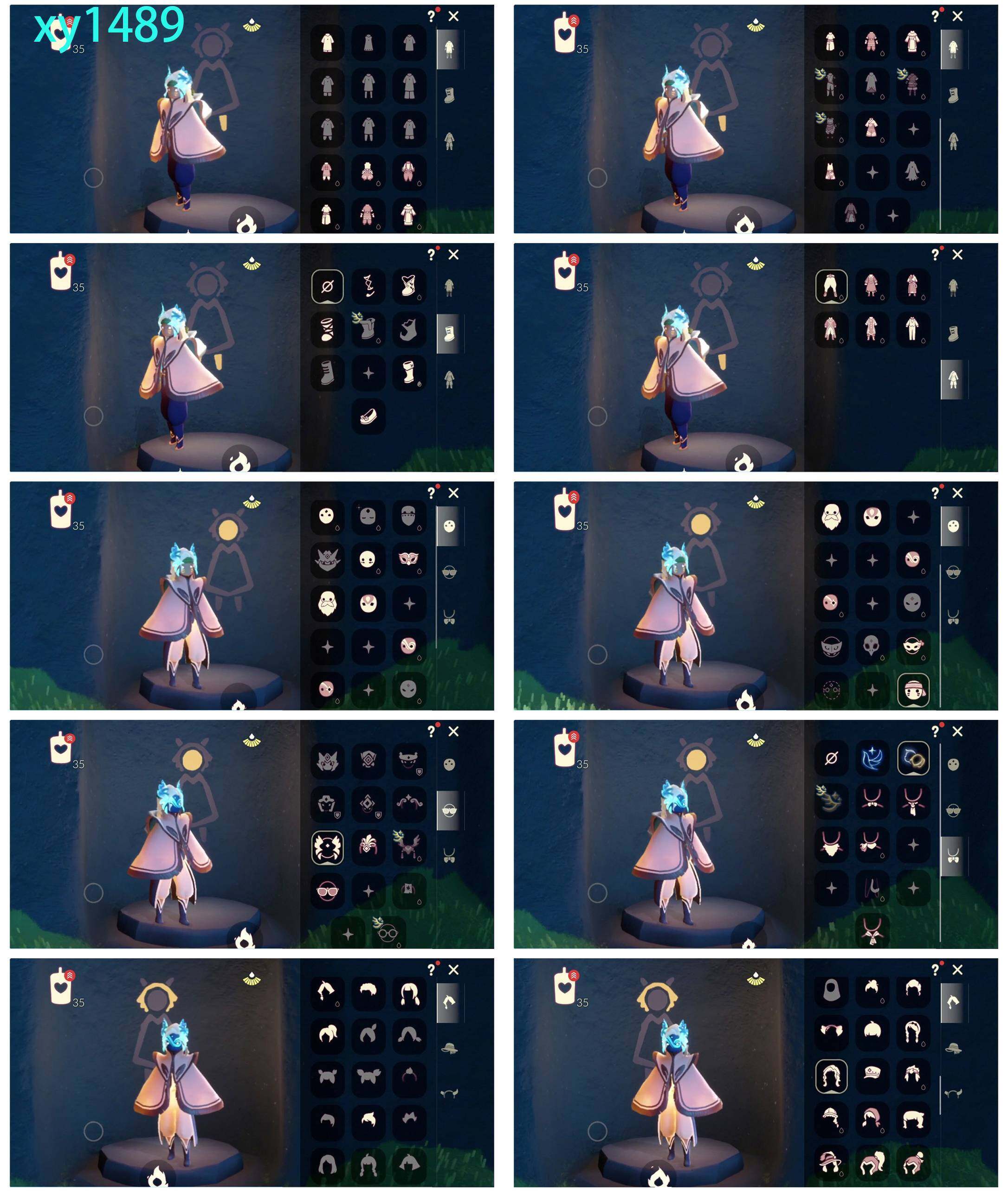 光遇账号华为渠道服正太虚荣米色西装裤太阳光束斗详情看图价格可谈资源：蜡烛35  爱心35  红烛9 6翼
毕业季节：青鸟季 双星季
热门裤子：海洋武士裤  红色流珠裙  探险燕尾服  米色西装裤
热门面具：青鸟季面具