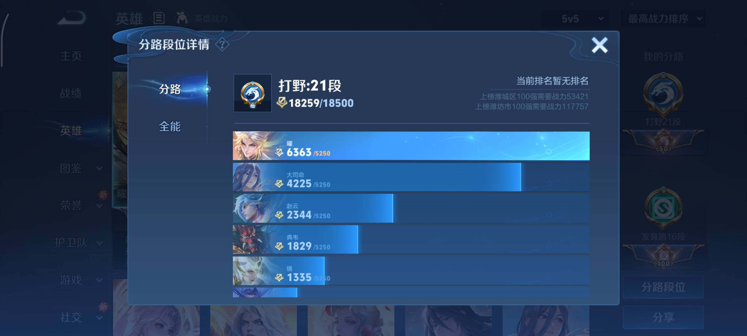 WZCMY3366286王者荣耀账号详情图4