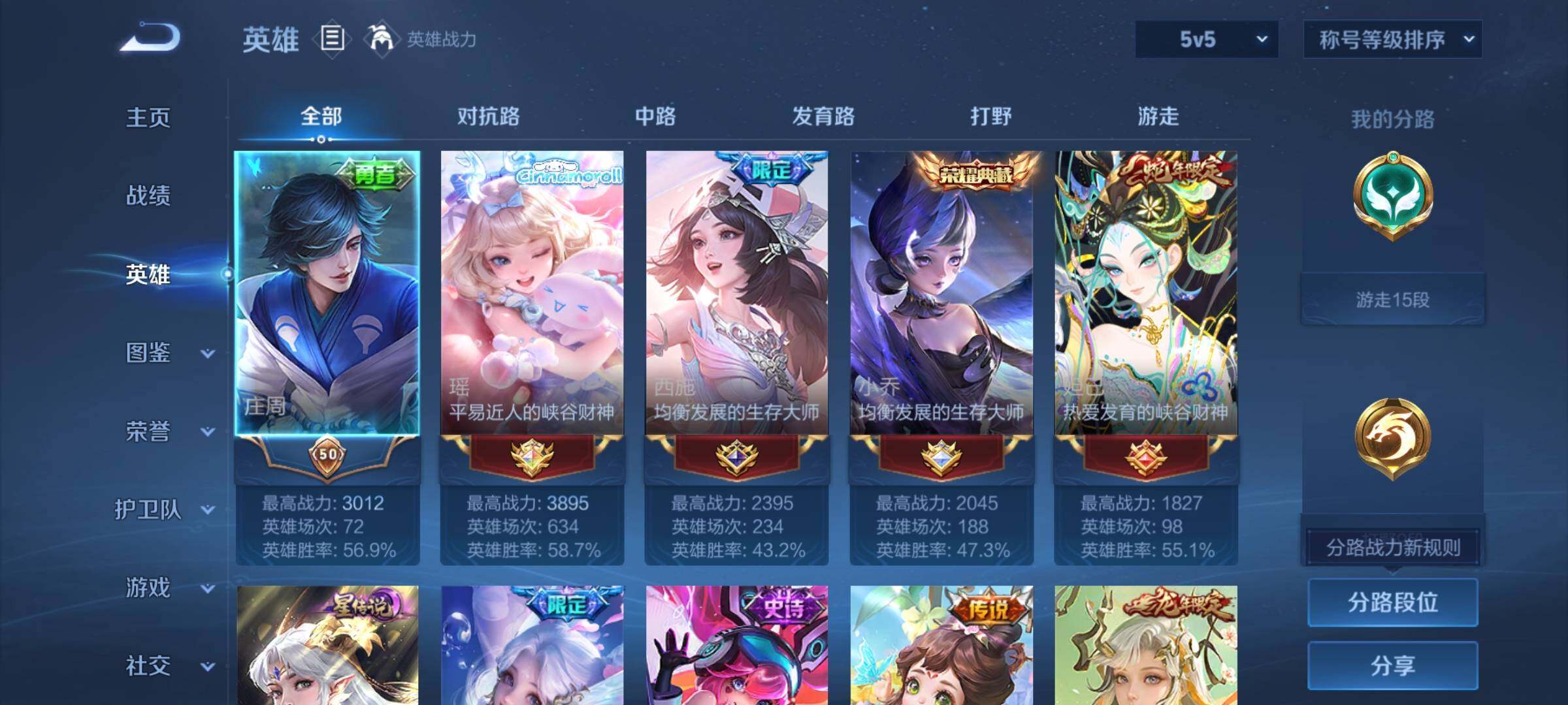 WZCMW3365796王者荣耀账号详情图3