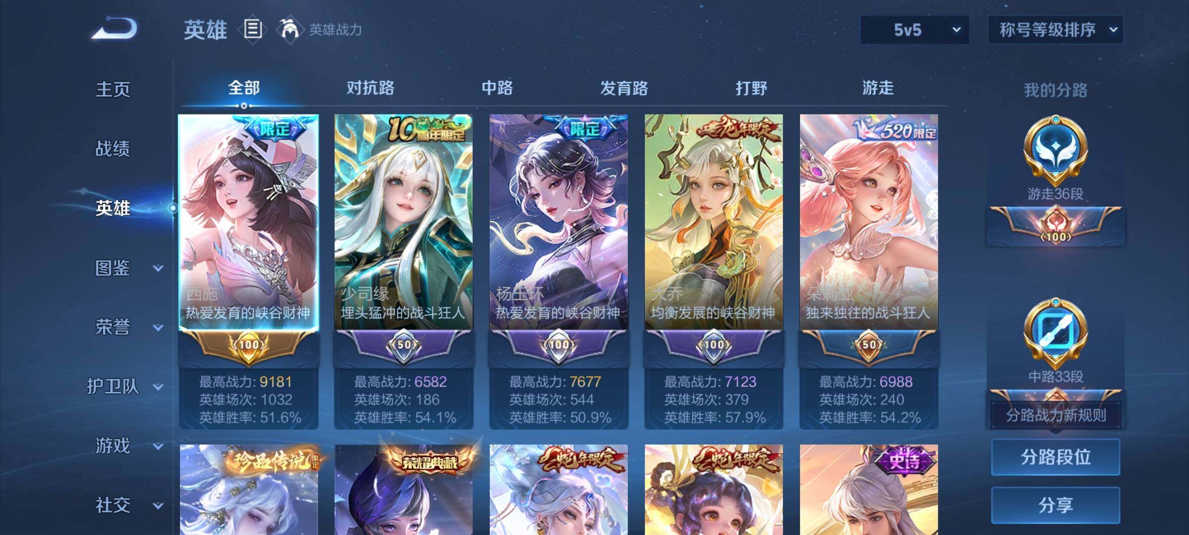 WZCMW3364839王者荣耀账号详情图3 WZCMW3364839王者荣耀账号详情图3