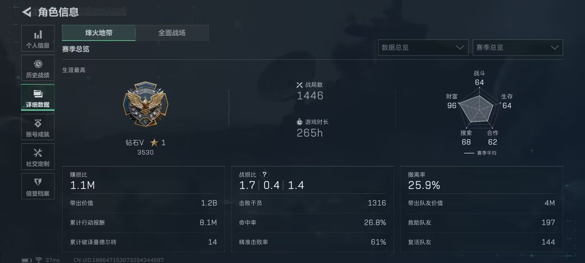 SJZEY360891三角洲行动账号详情图20