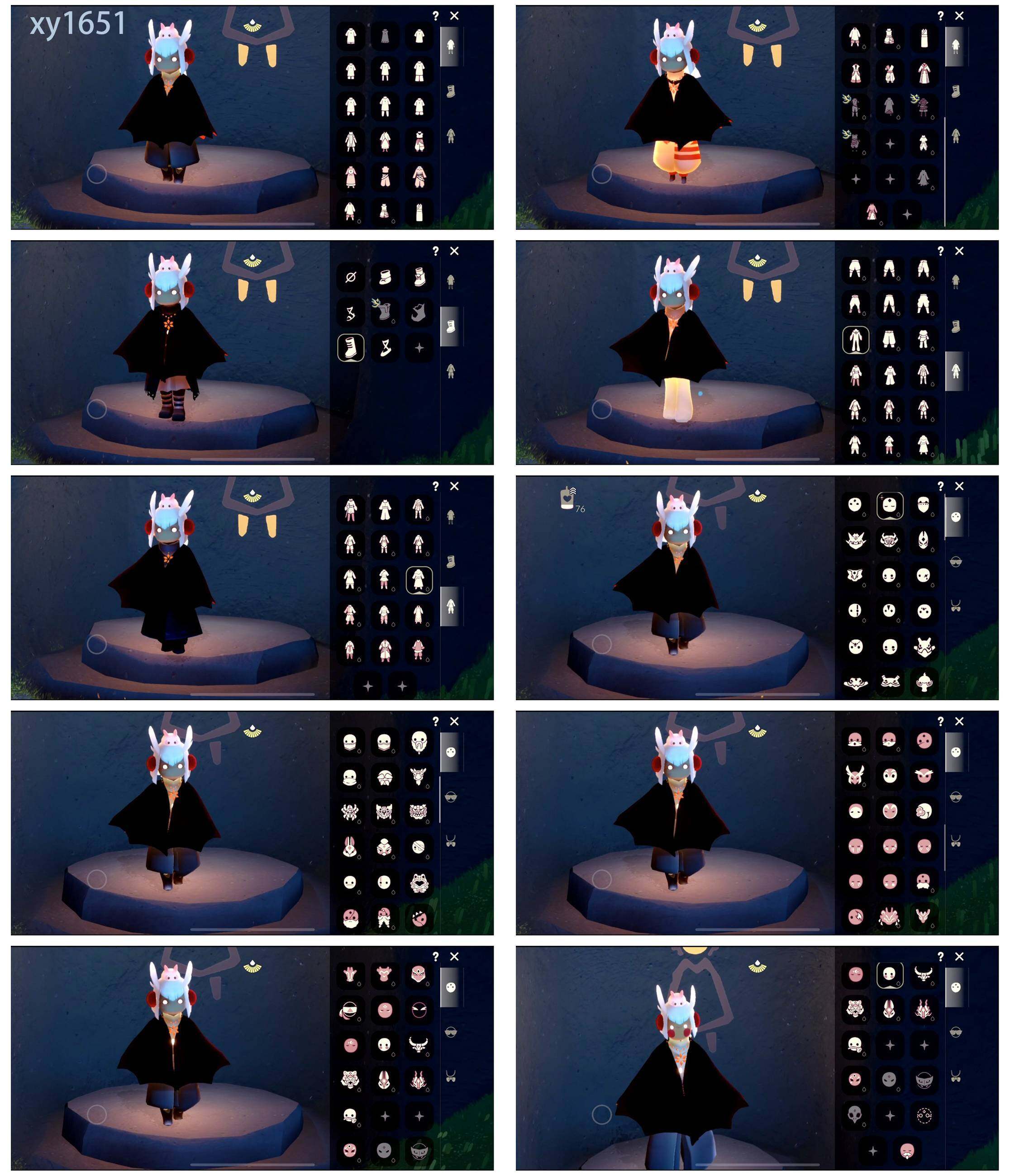 光遇账号iOS官服白鸟白枭巫师帽蝙蝠套致爱装扮玉兔发饰星月头冠圣诞鹿角tgc星球夹克欧若拉之翼音韵吉他电吉欧若拉之声秋千玫瑰花小狐狸背包雪花水晶球资源：蜡烛74 爱心188 红烛18 翼10
已毕业地图：全图
毕业季