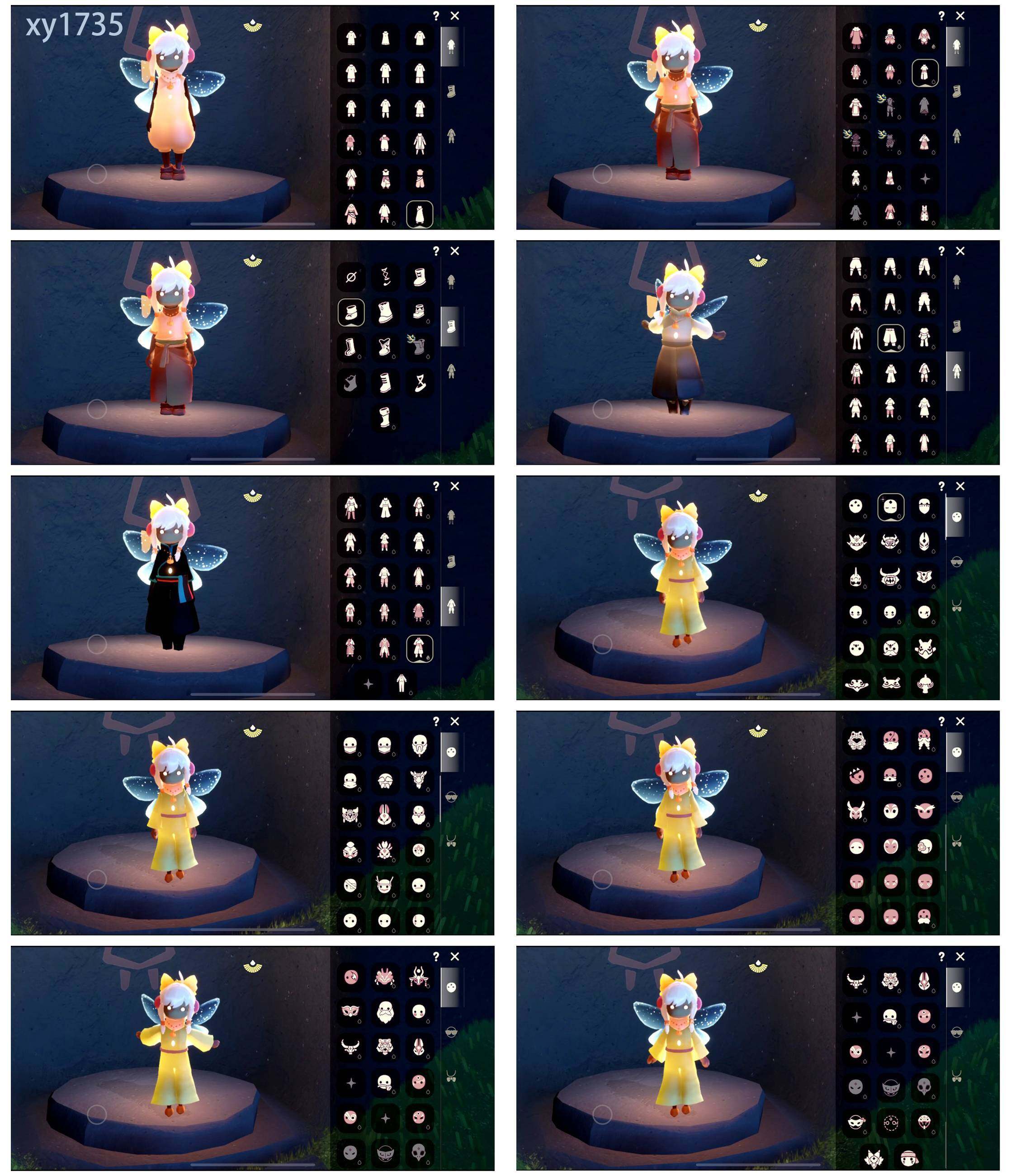 光遇账号iOS官服绊爱武士裤巫师帽猫猫头蝴蝶结公主头水母头书虫正太头高马尾青衫落拓橘子发饰蛛丝斗篷星月头冠线框斗篷
资源：蜡烛68  爱心8   红烛2  11翼
已毕业地图：全图毕业
毕业季节：梦想季 小王子季  