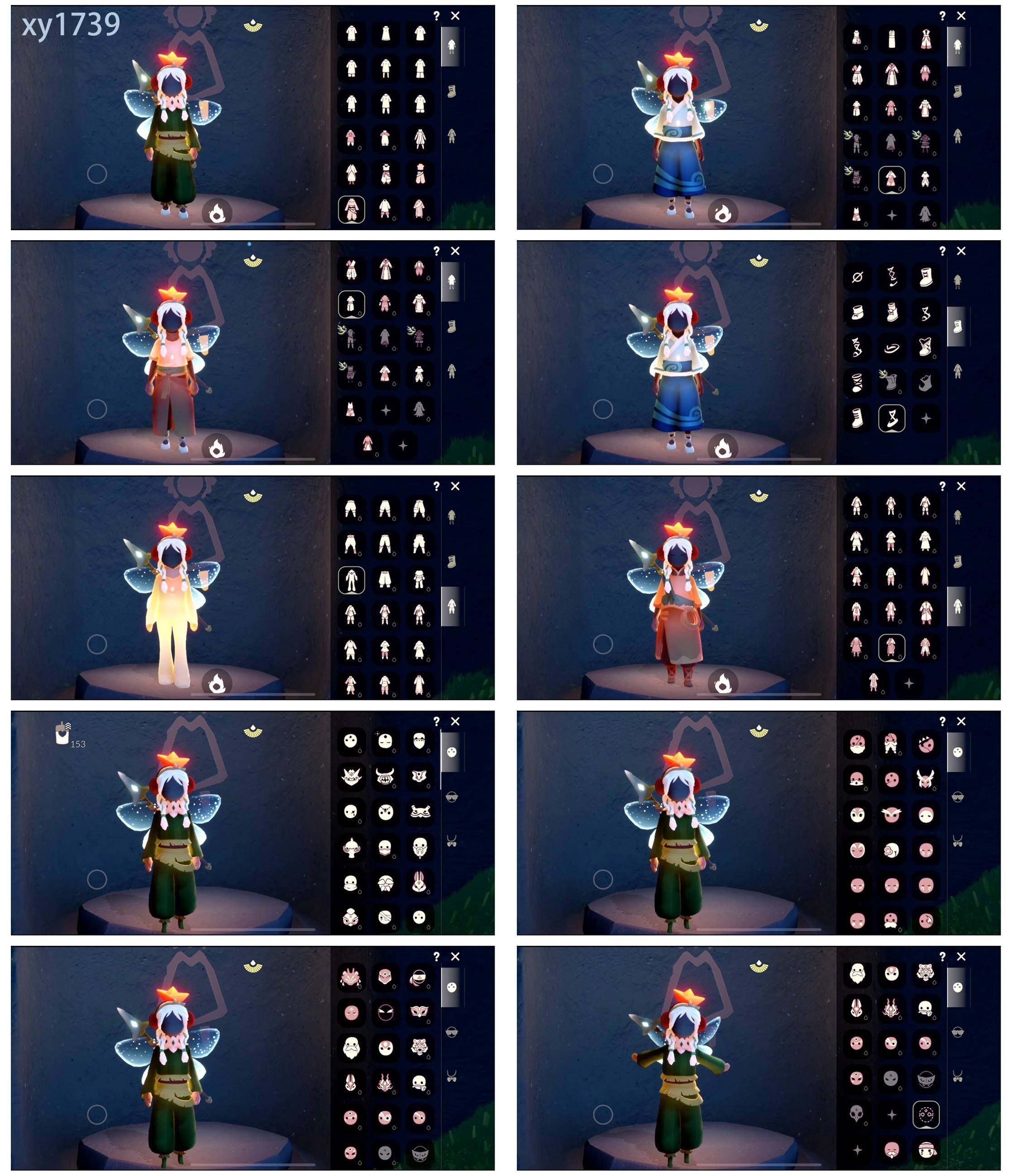 光遇账号iOS官服巫师帽武士裤蝴蝶结公主头水母头书虫正太头高马尾贝壳发饰星月头冠彩虹耳钉冥龙号角欧若拉之声
资源：蜡烛153 爱心18 红烛44 翼12
已毕业地图：全图
毕业季节：潜海季 表演季 破晓季 欧若拉季 