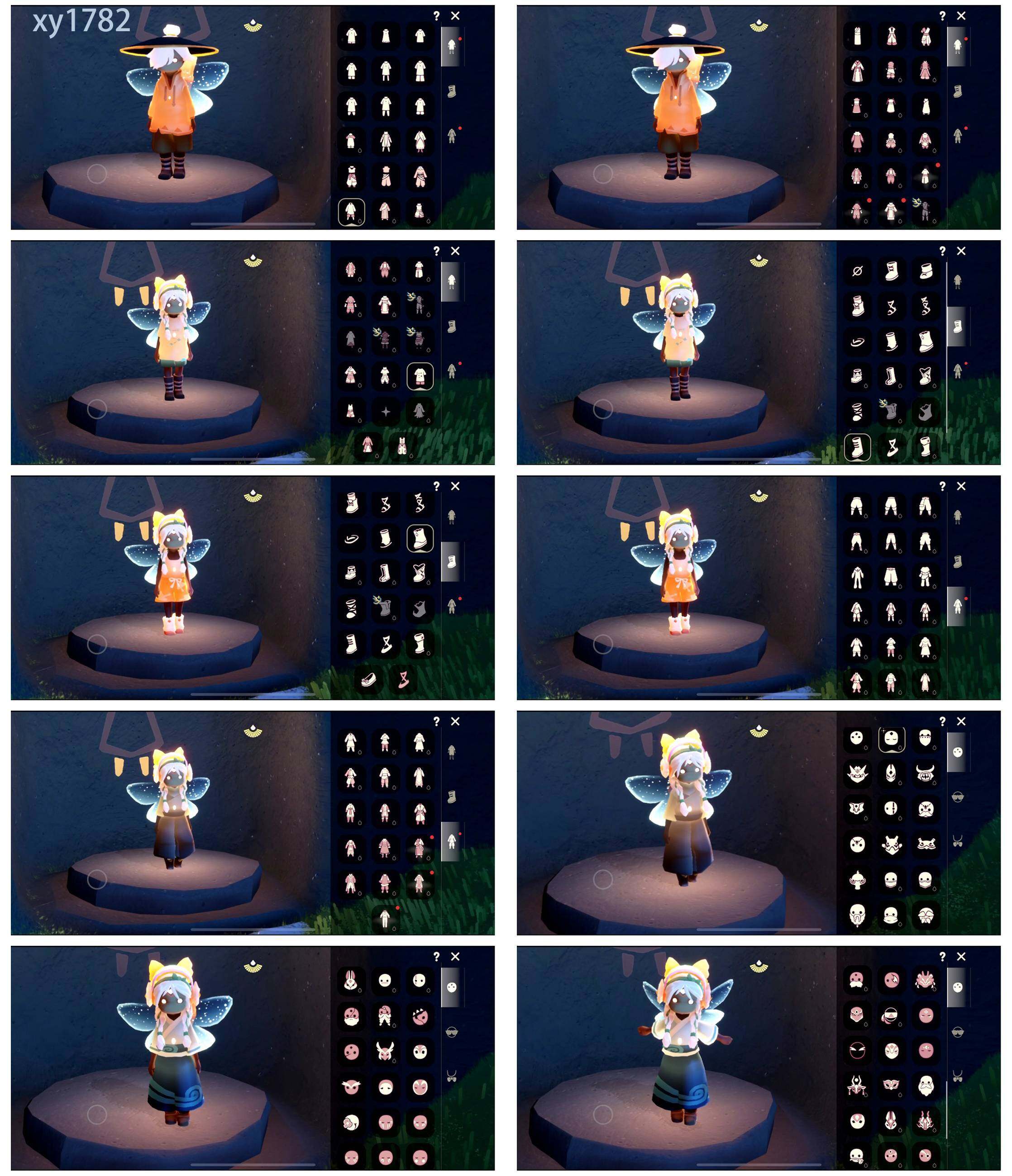 光遇账号iOS官服白枭巫师帽蝴蝶结公主头水母头书虫正太头高马尾蛛网斗篷星月头冠彩虹耳机青衫落拓神鹿头饰详情看图价格可谈资源：蜡烛82 爱心24 红烛4 翼11
已毕业地图：全图
毕业季节：表演季 破晓季 欧若拉 追忆