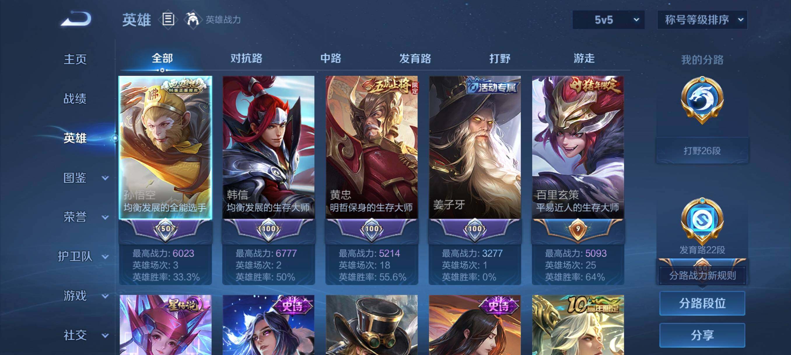 WZCMW3368102王者荣耀账号详情图21 WZCMW3368102王者荣耀账号详情图21