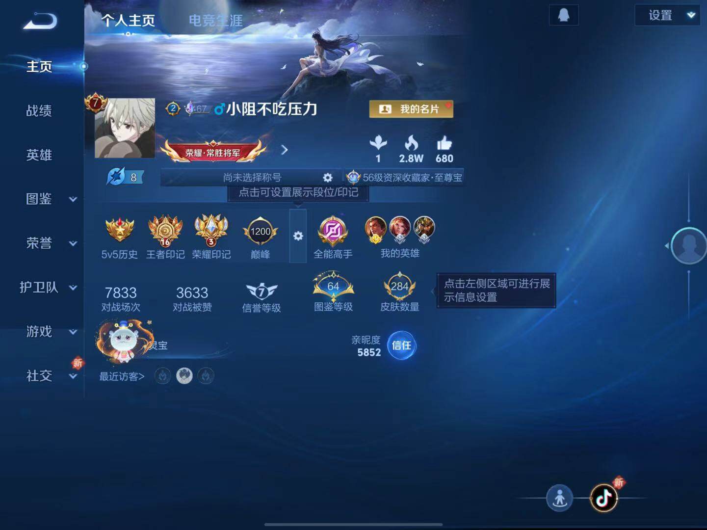 WZLX3379242王者荣耀账号详情图2 WZLX3379242王者荣耀账号详情图2