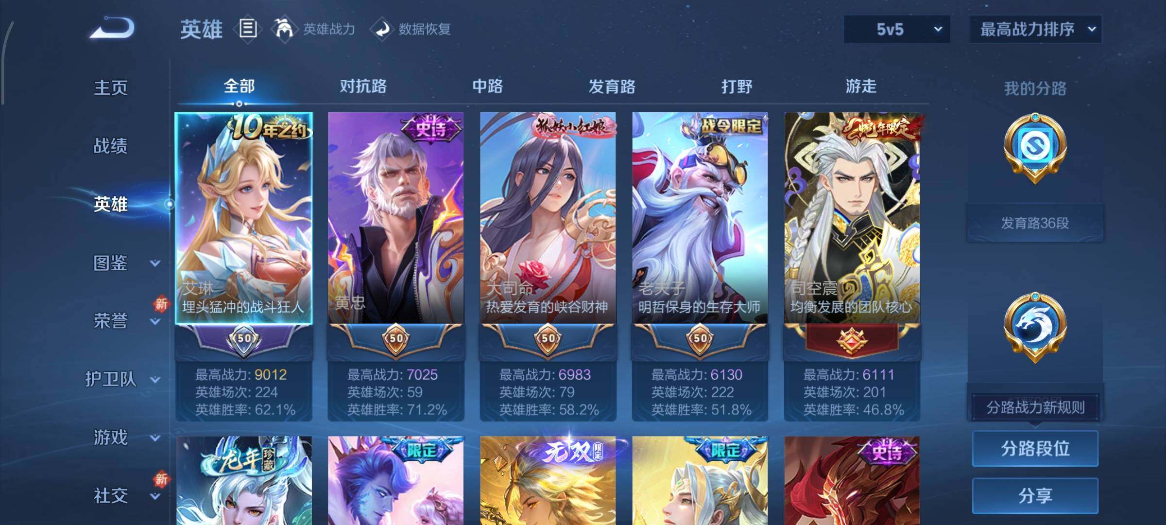 WZCMY3367055王者荣耀账号详情图3